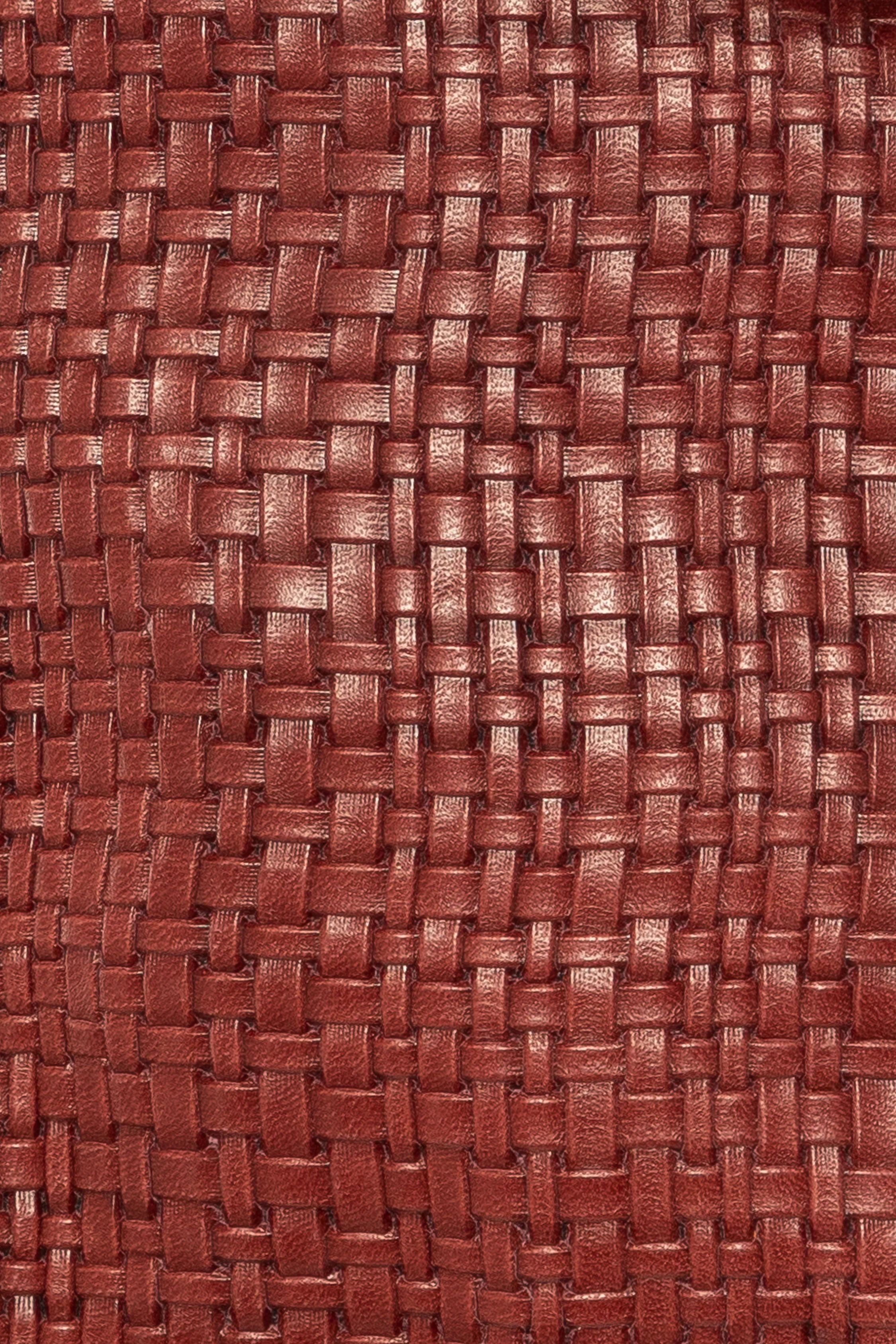 RLH3482 - Woven Leather Slim Tote - Image 6