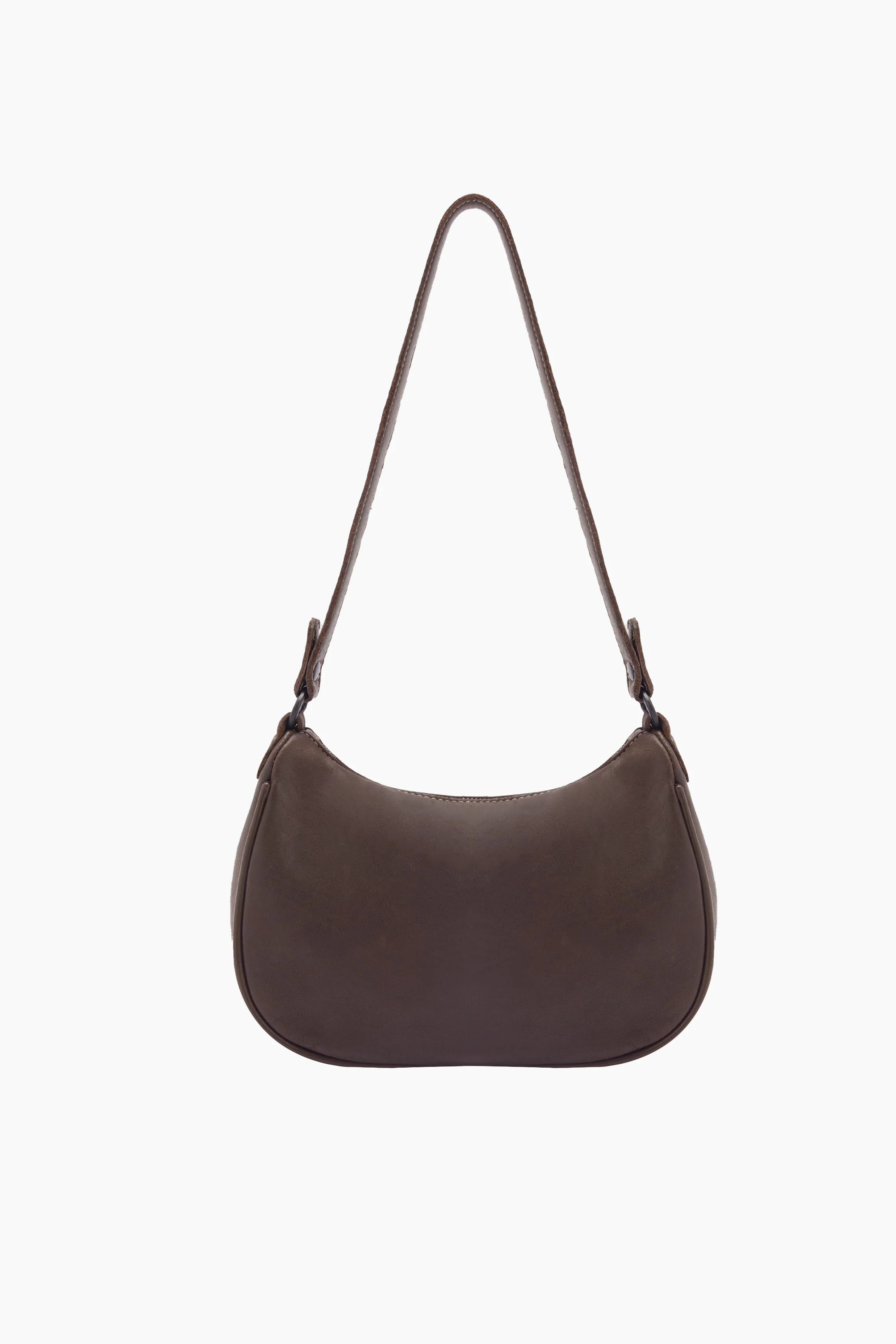RLH3487 - Leather Crescent Shoulder Bag - Image 11