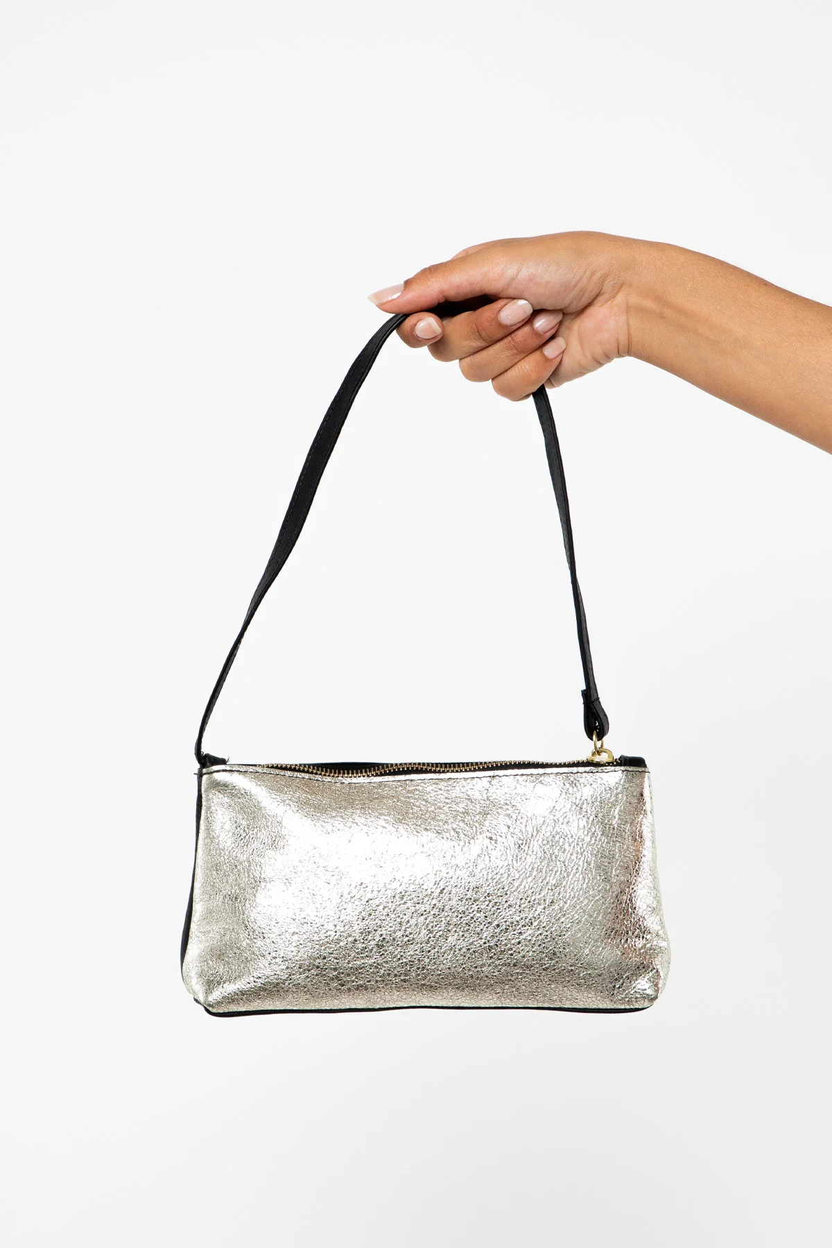 RLH3490 - Embellished Leather Zip Pochette - Image 6