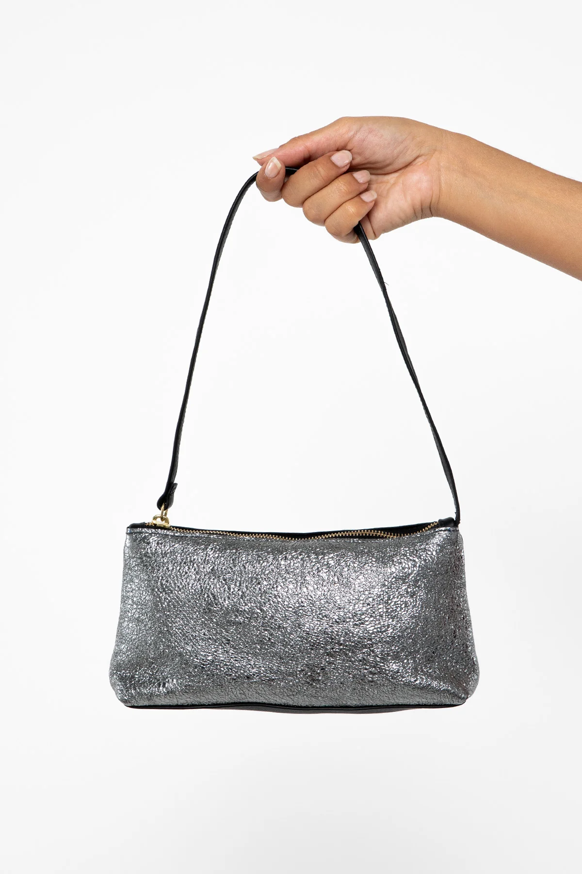 RLH3490 - Embellished Leather Zip Pochette - Image 7
