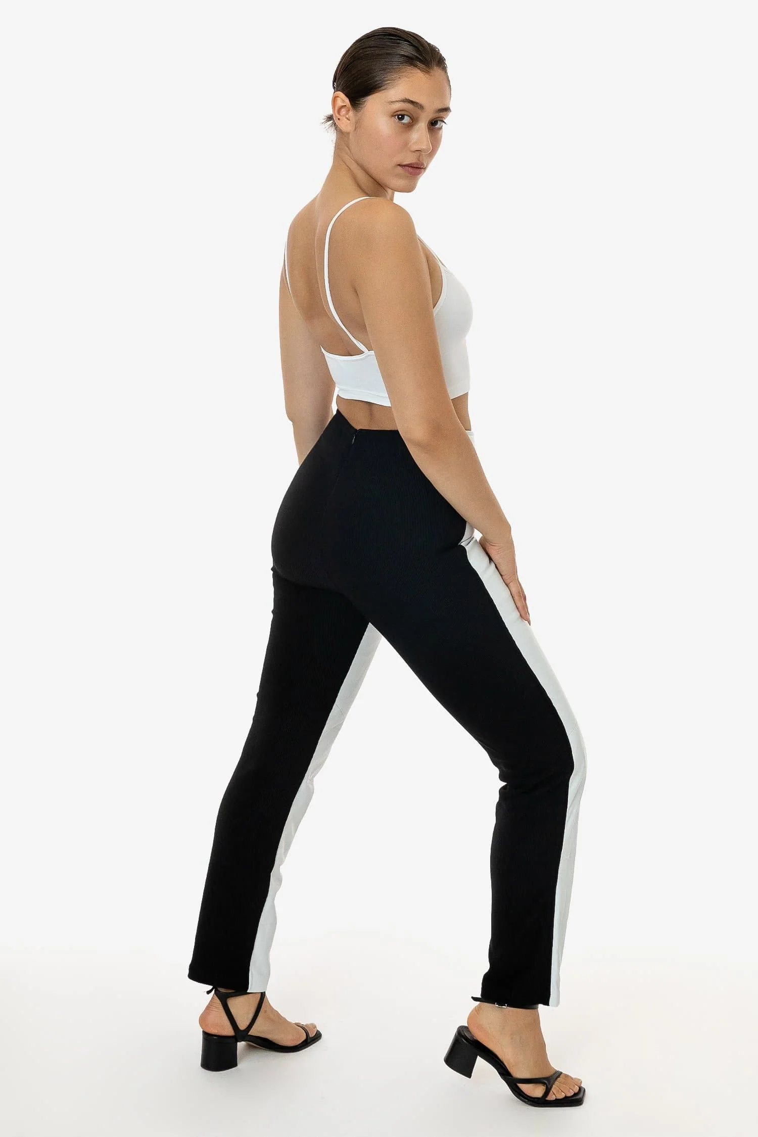 RLH3710 - 2 Tone Leather Ottoman Pant - Image 13