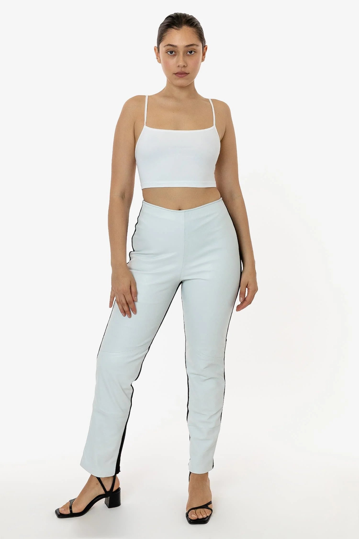 RLH3710 - 2 Tone Leather Ottoman Pant - Image 9