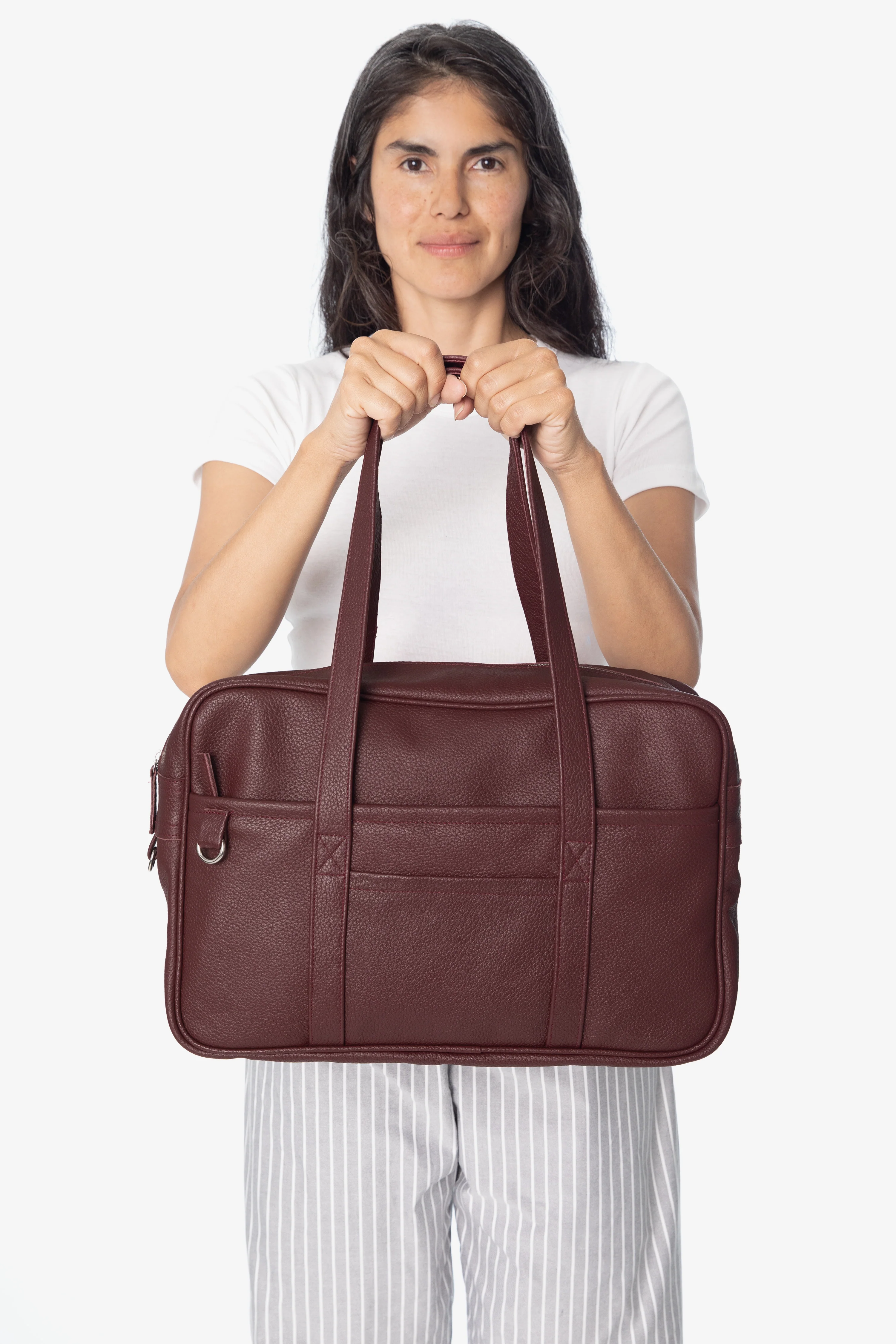 RLH504 - Unisex Leather School Satchel - Image 18