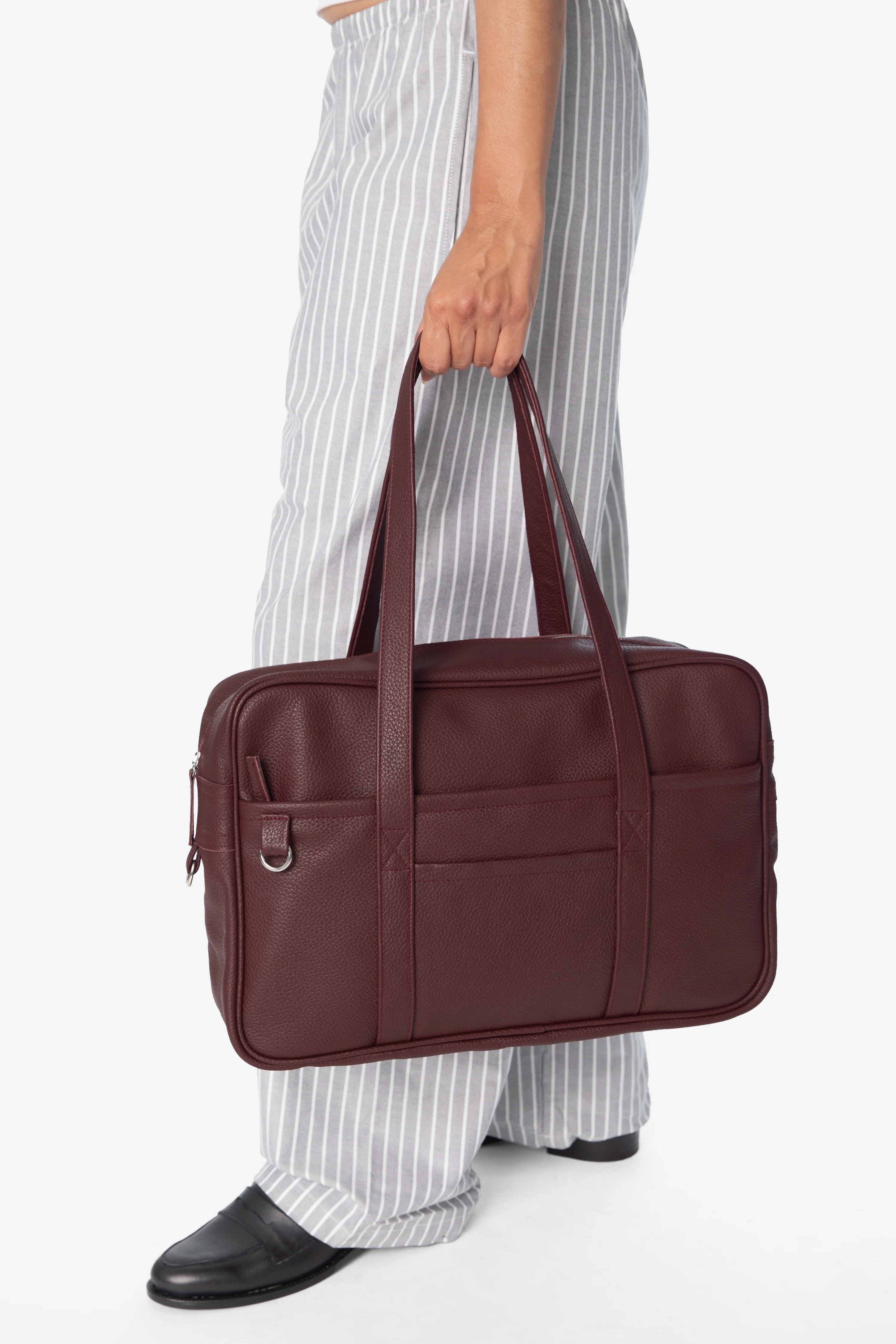 RLH504 - Unisex Leather School Satchel - Image 20
