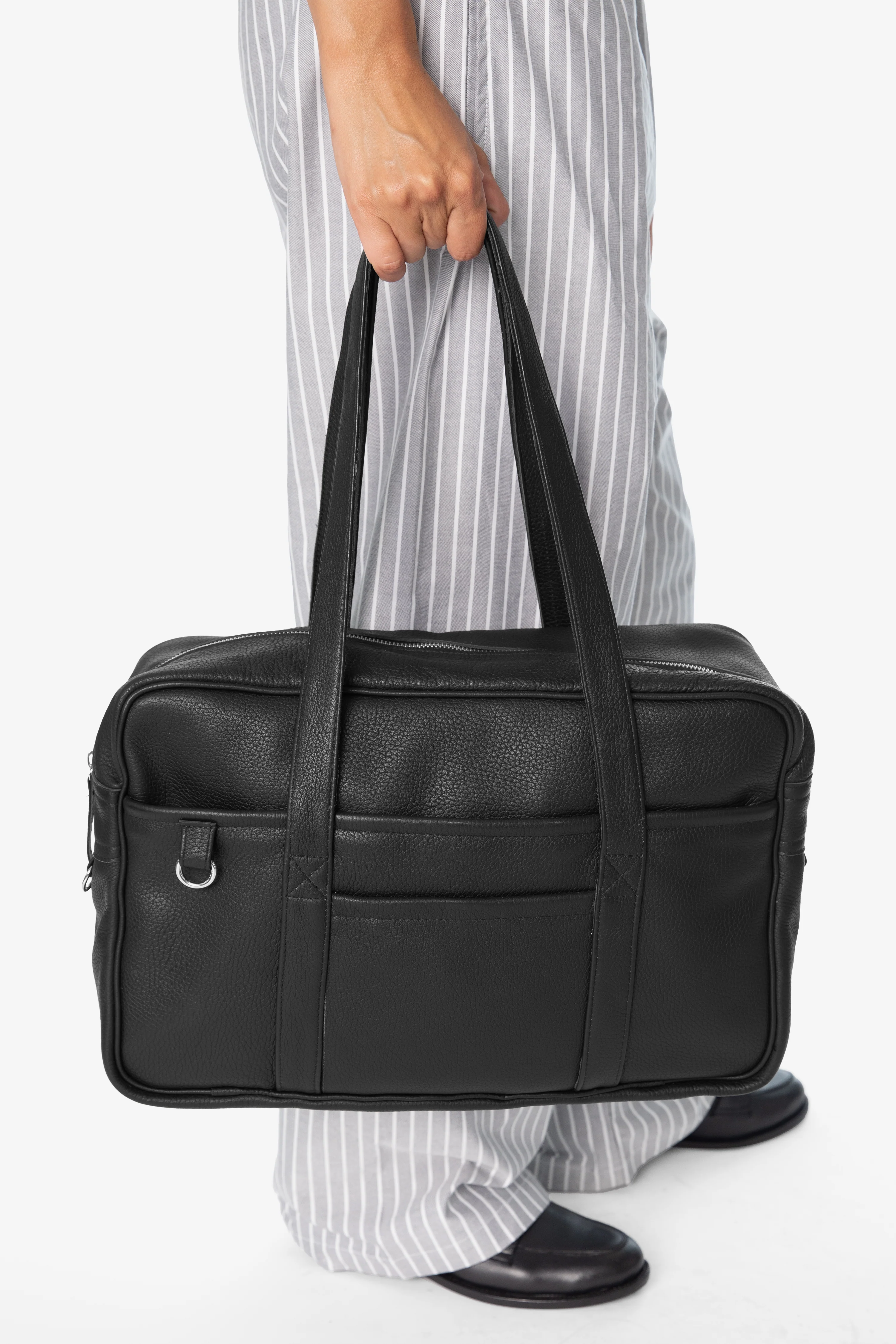 RLH504 - Unisex Leather School Satchel - Image 5