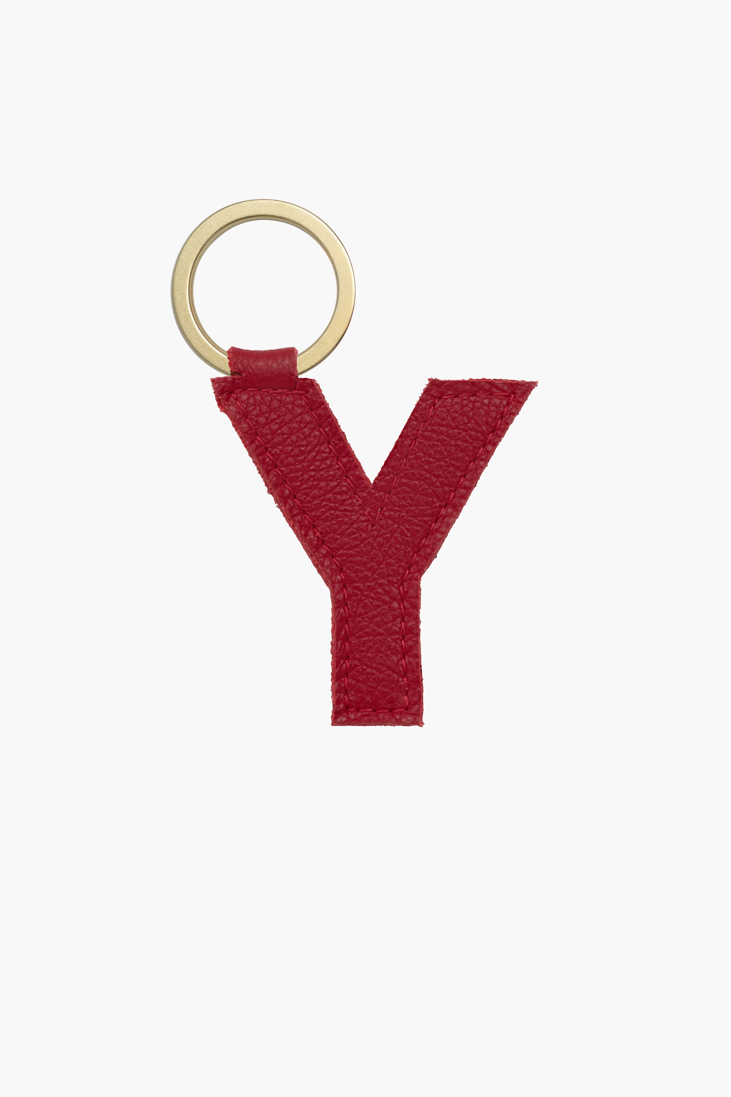 RLH520 - Leather Alphabet Keychain - Image 25