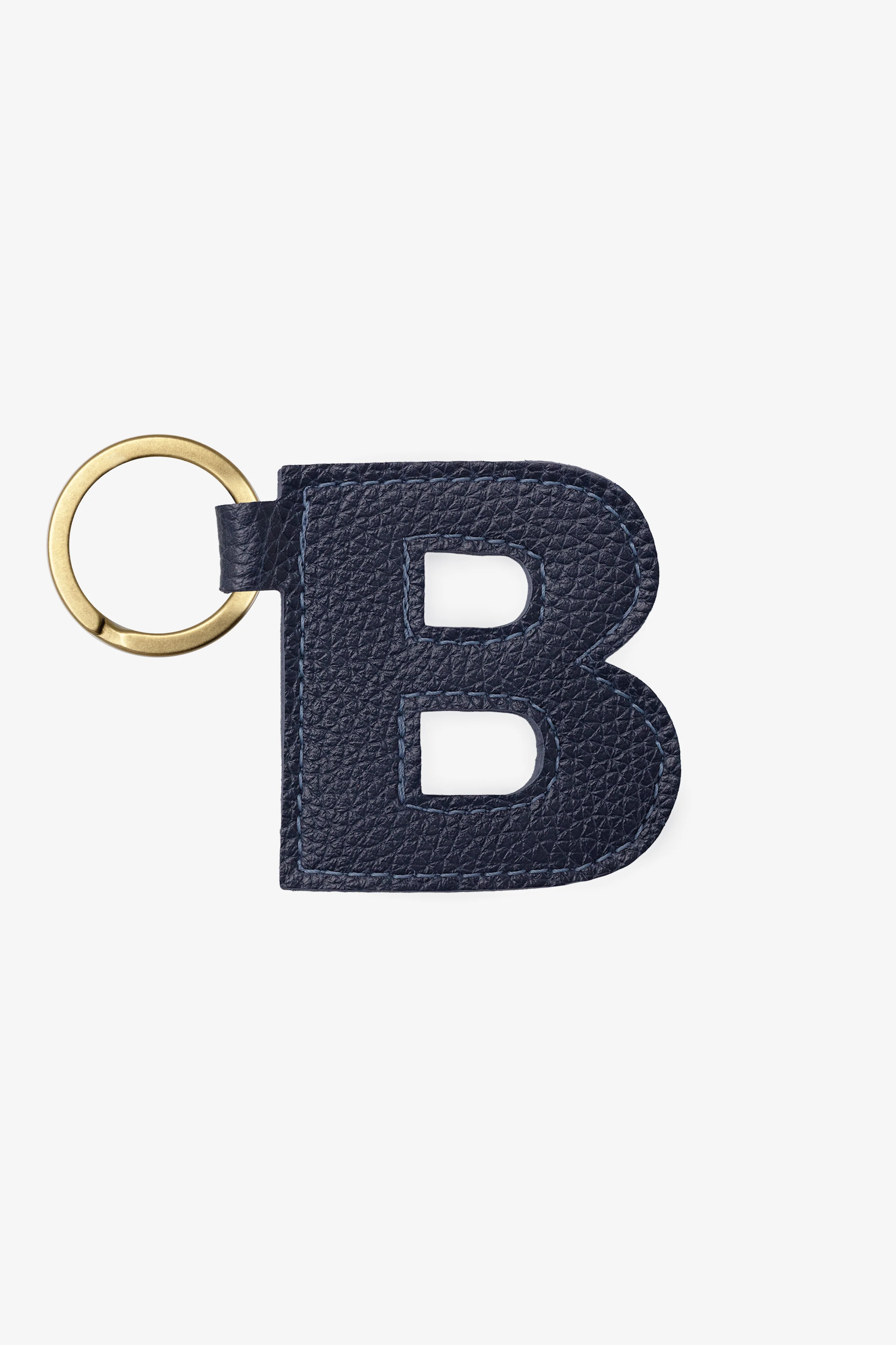 RLH520 - Leather Alphabet Keychain - Image 2