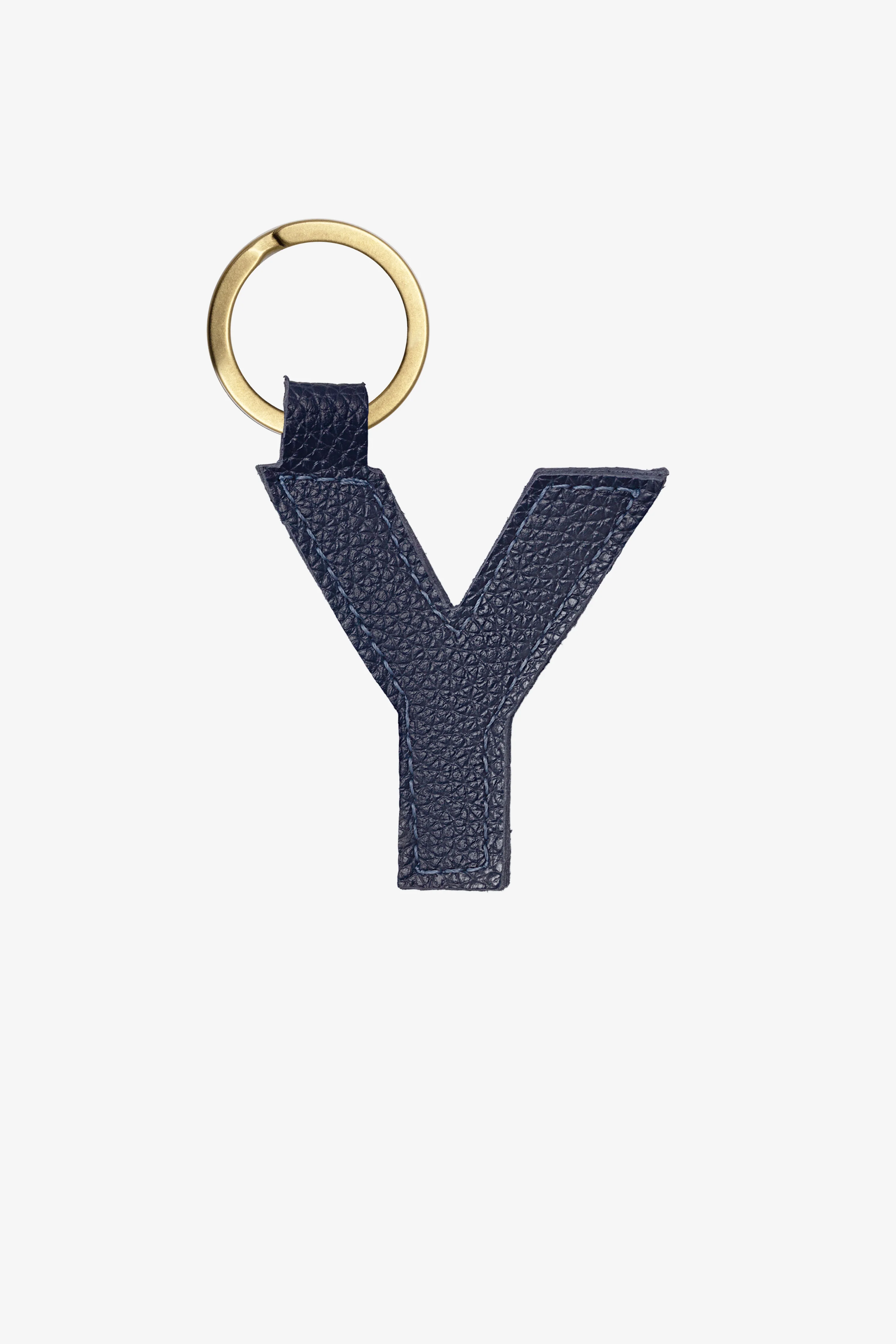 RLH520 - Leather Alphabet Keychain - Image 8