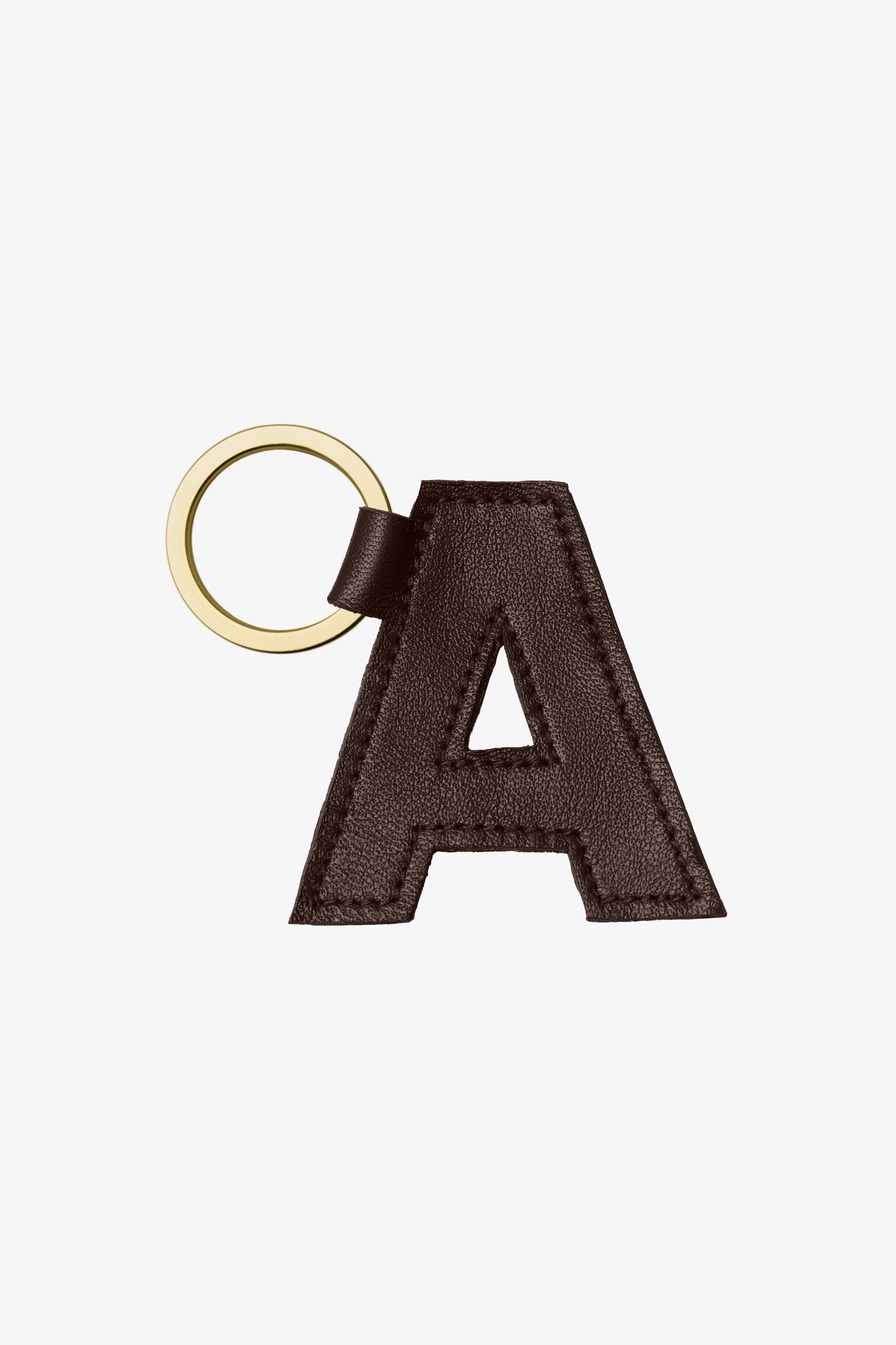 RLH520 - Leather Alphabet Keychain - Image 3
