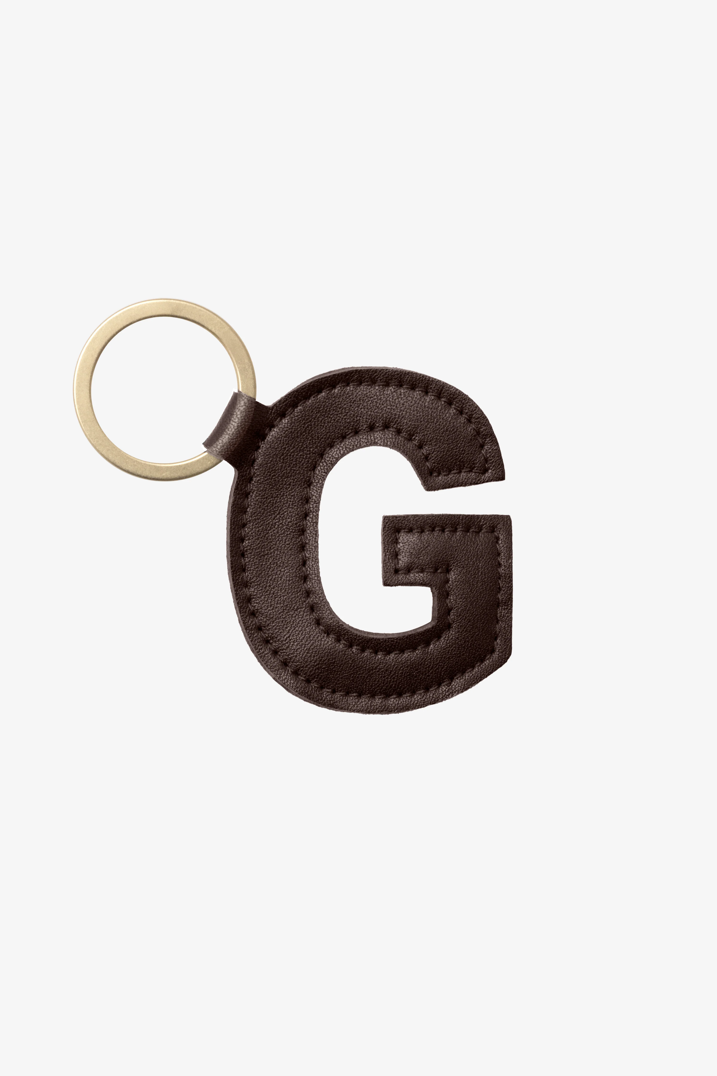 RLH520 - Leather Alphabet Keychain - Image 34