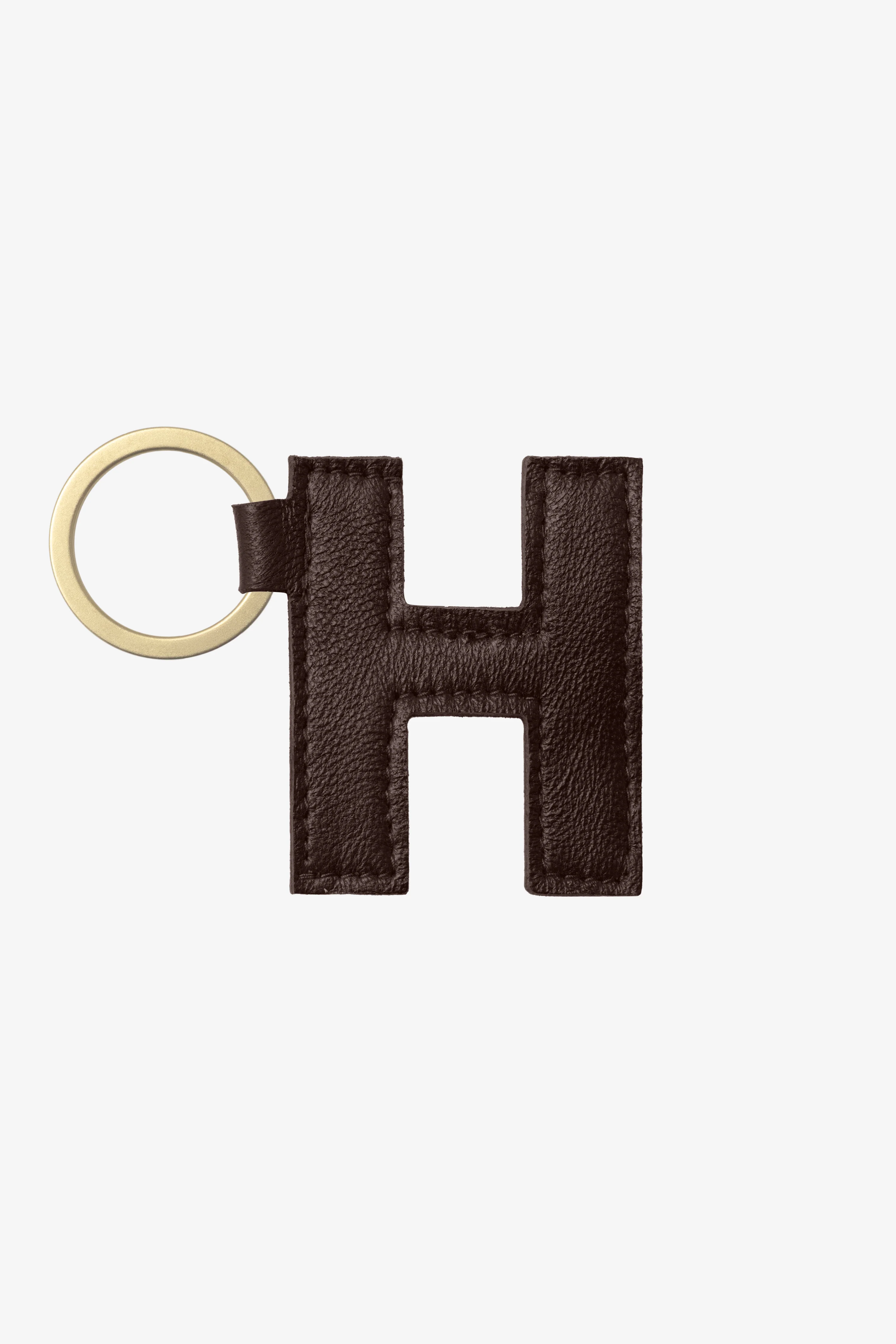 RLH520 - Leather Alphabet Keychain - Image 35