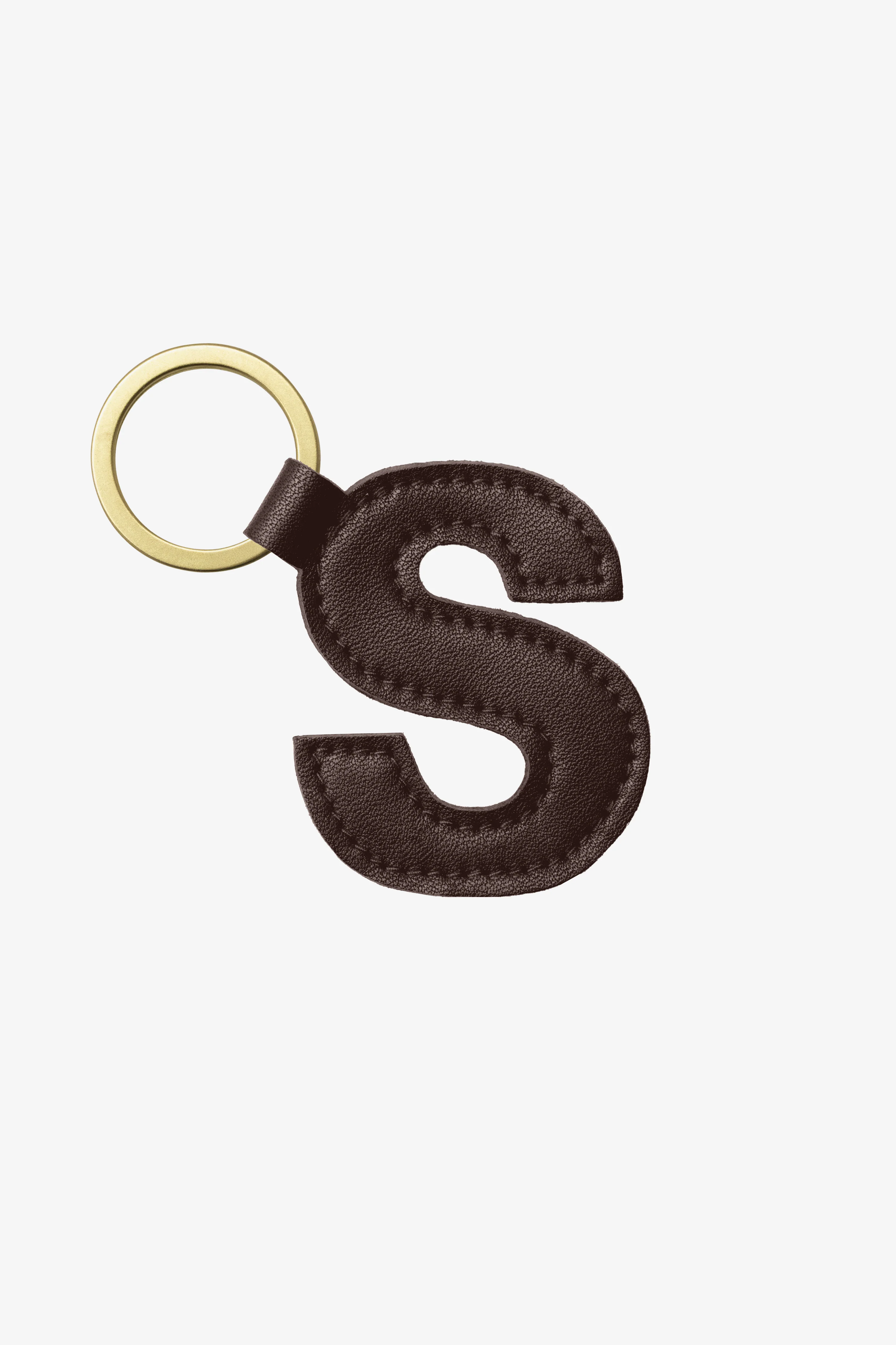 RLH520 - Leather Alphabet Keychain - Image 46