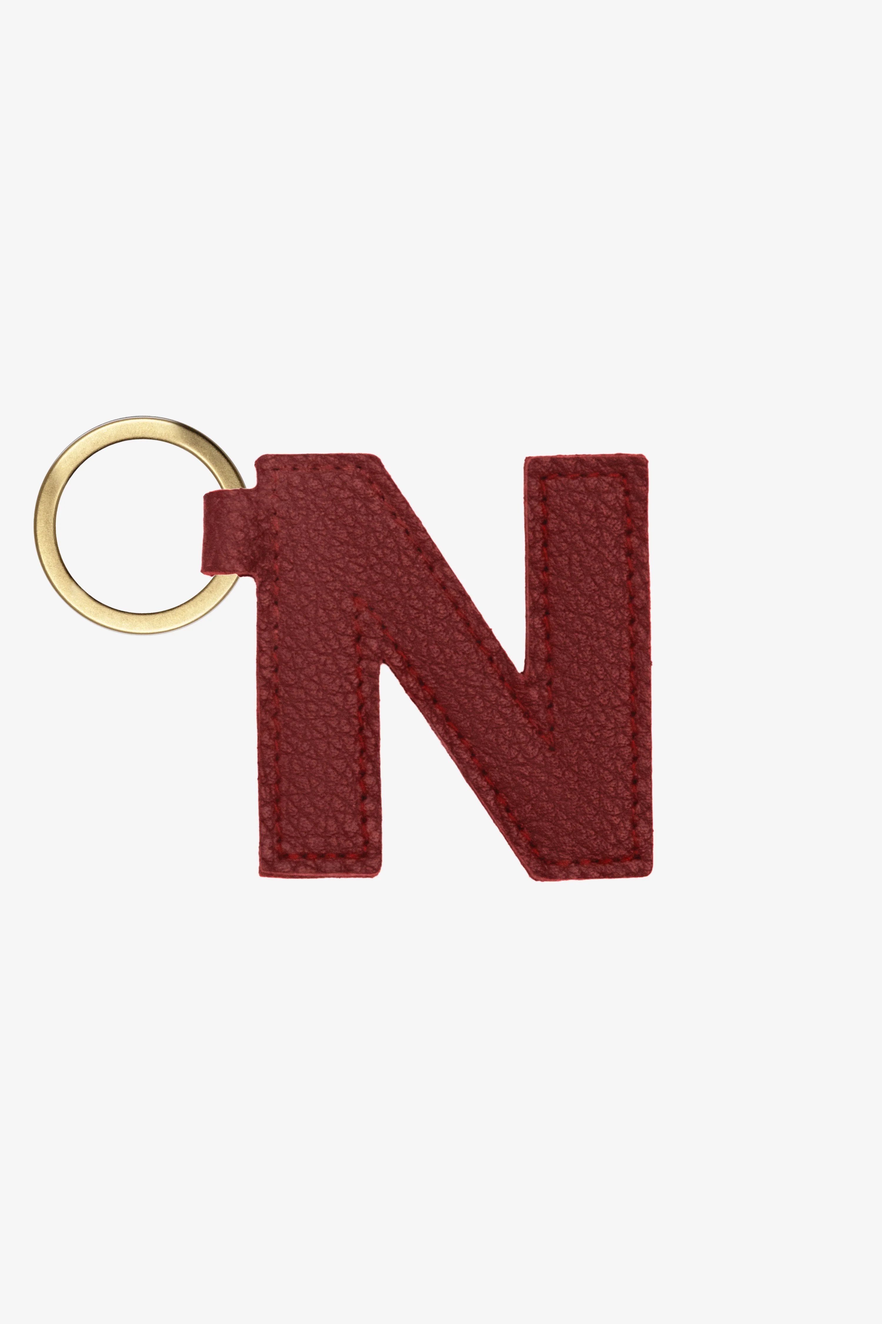 RLH520 - Leather Alphabet Keychain - Image 14
