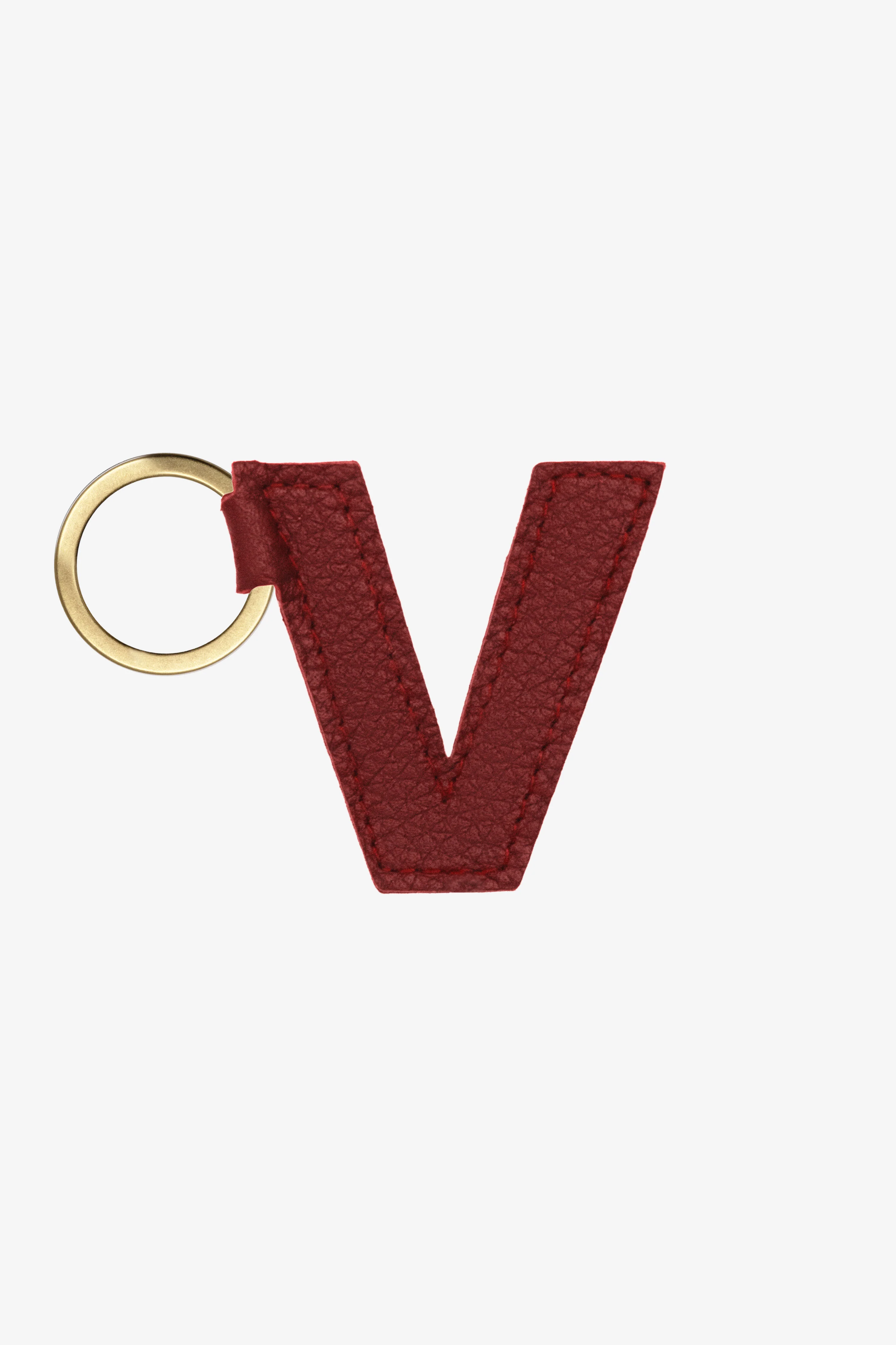 RLH520 - Leather Alphabet Keychain - Image 22