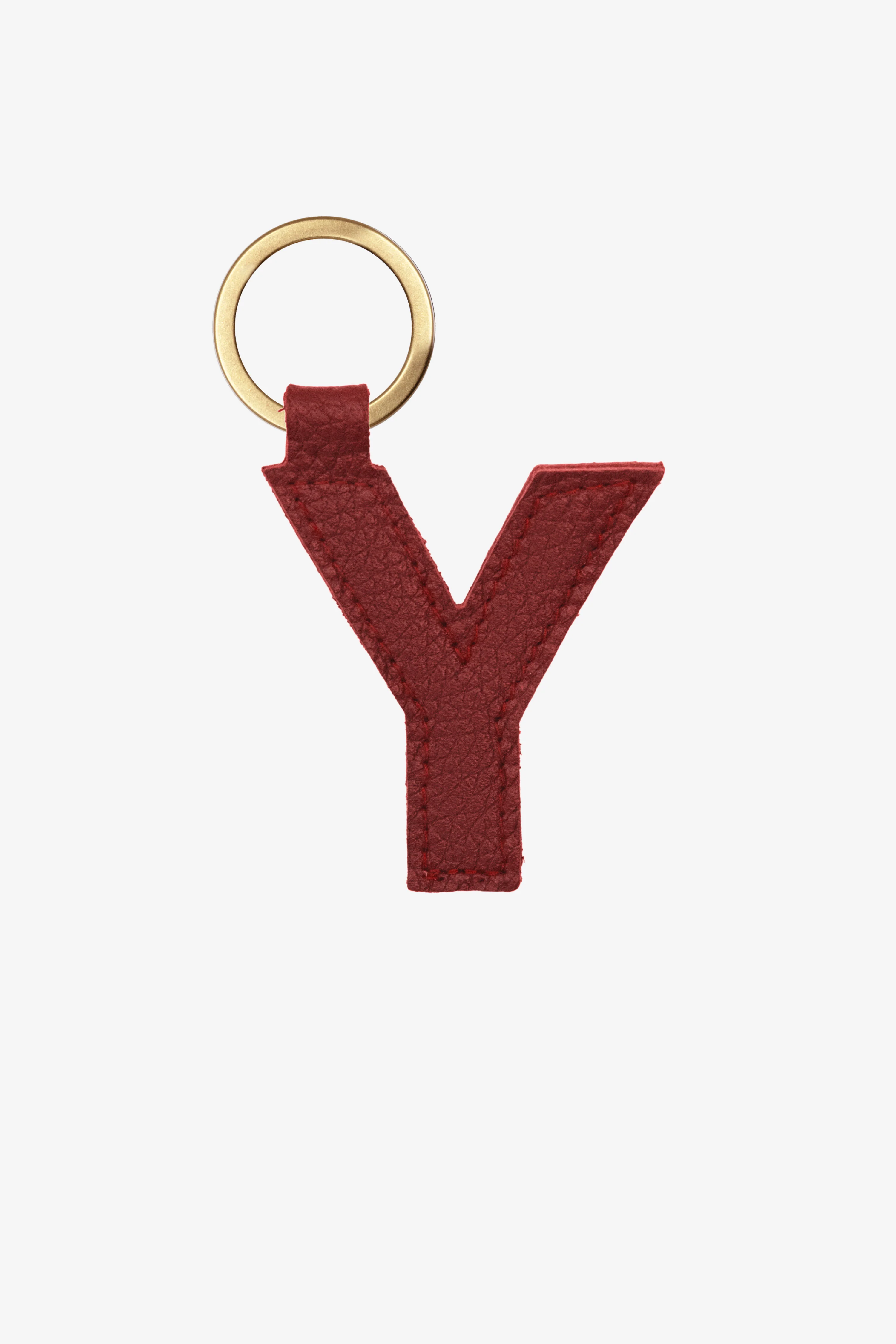 RLH520 - Leather Alphabet Keychain - Image 25