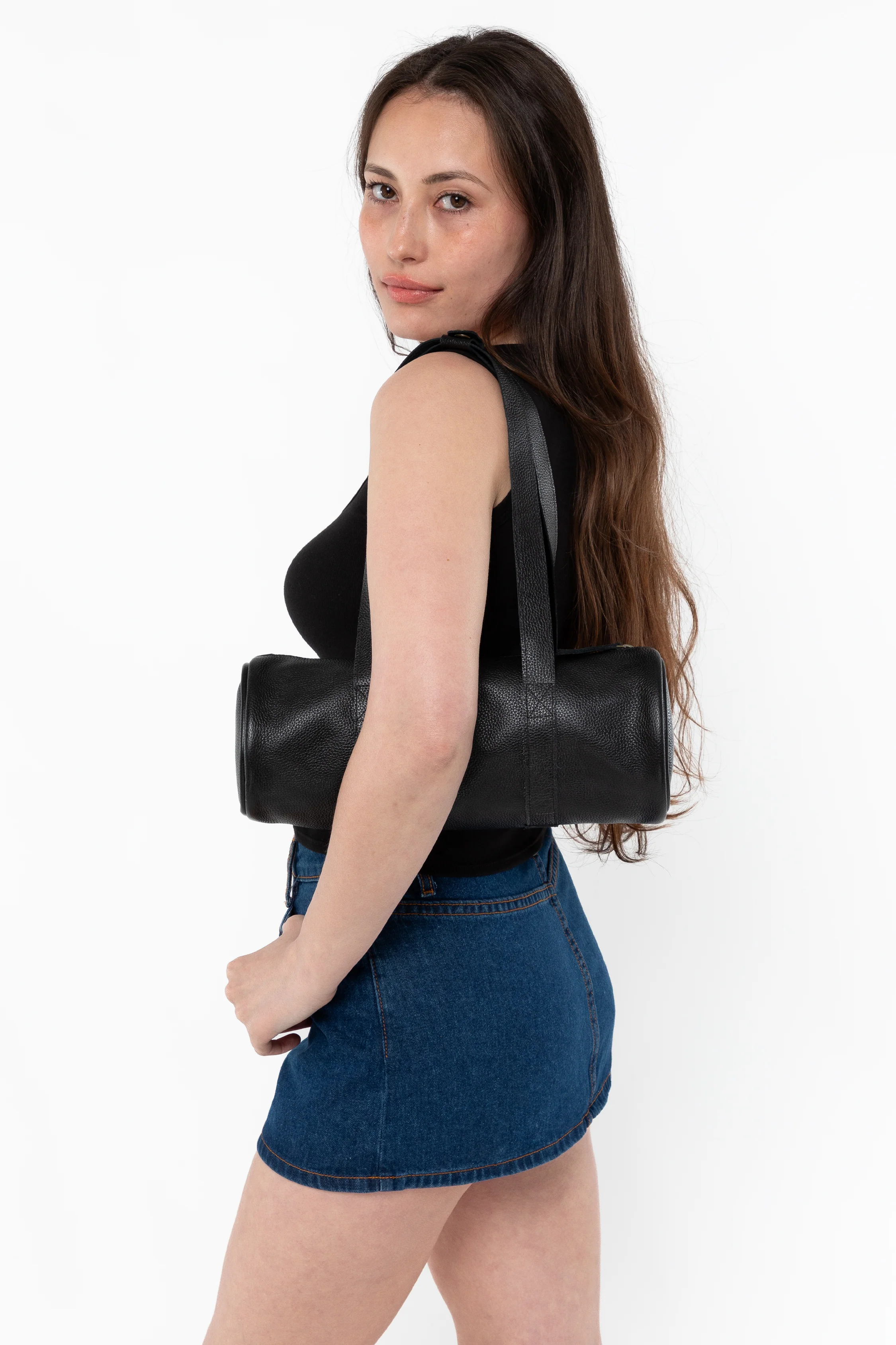 RLH540 - Leather Shoulder Gym Bag - Image 3