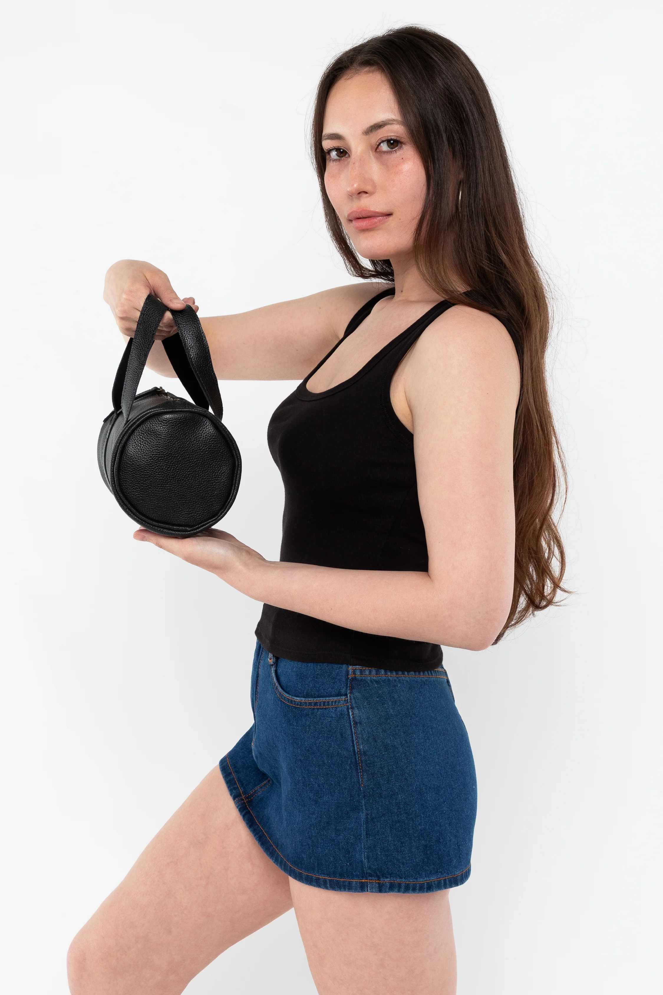 RLH541 - Leather Mini Gym Bag - Image 2