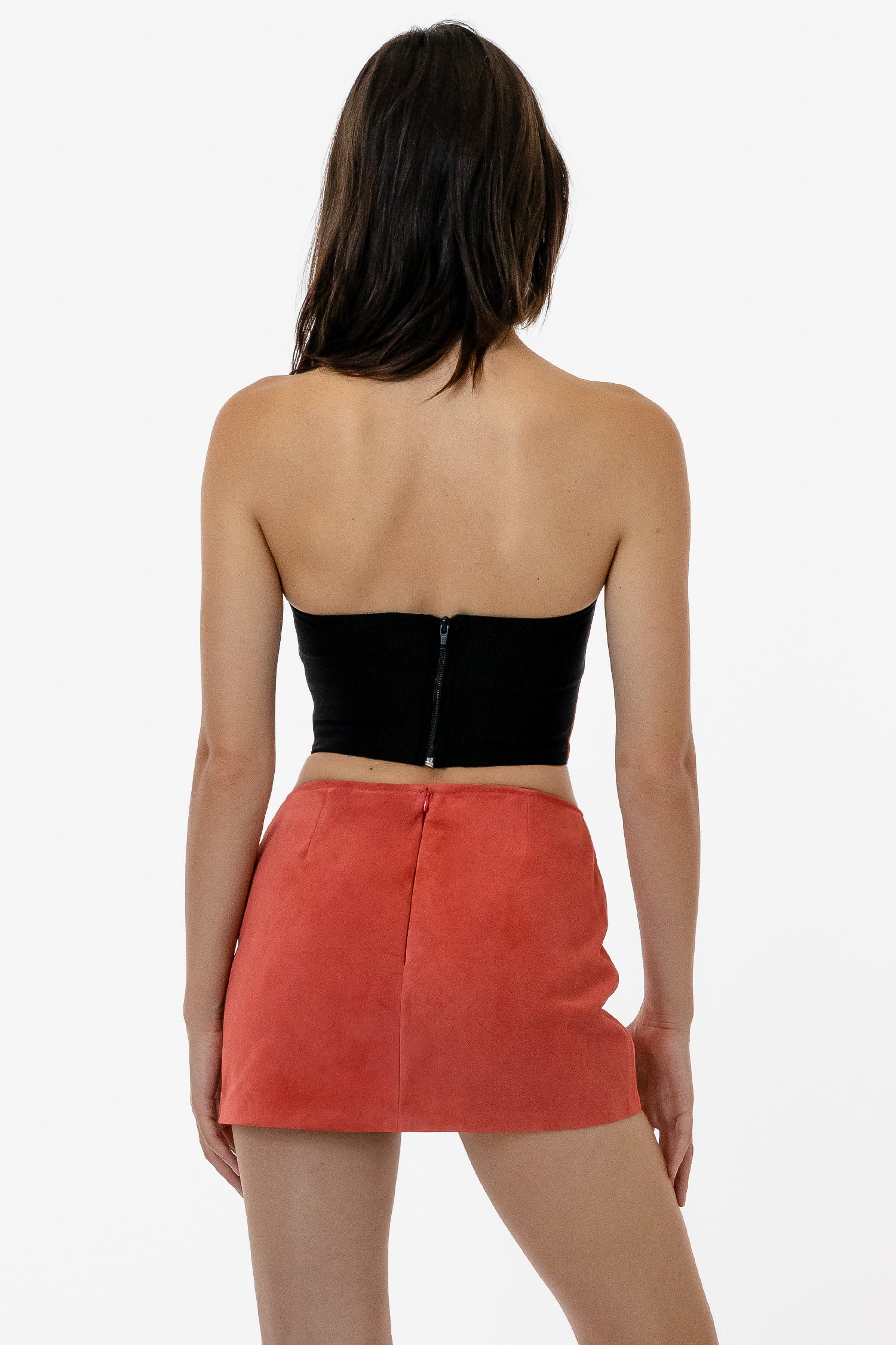 RLH767 - 2 Tone Suede Ottoman Tube Top - Image 10