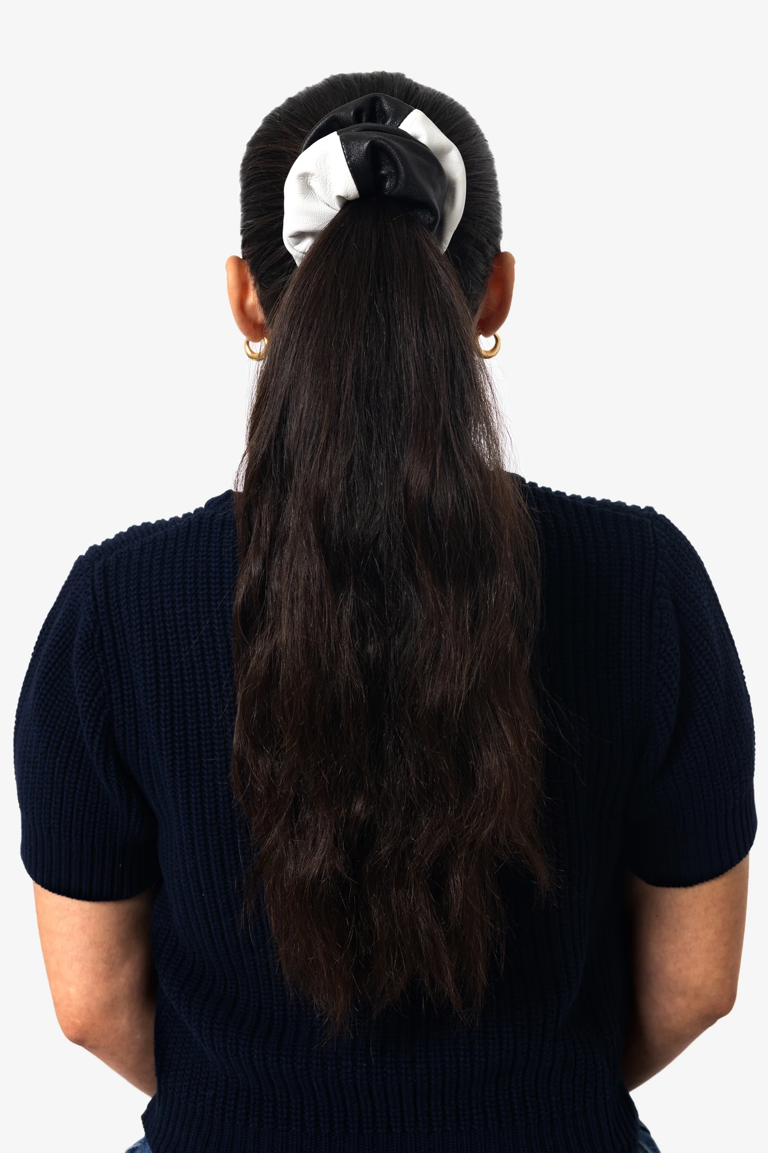RLHSCRUNCH - 2-Tone Leather Scrunchie - Image 3