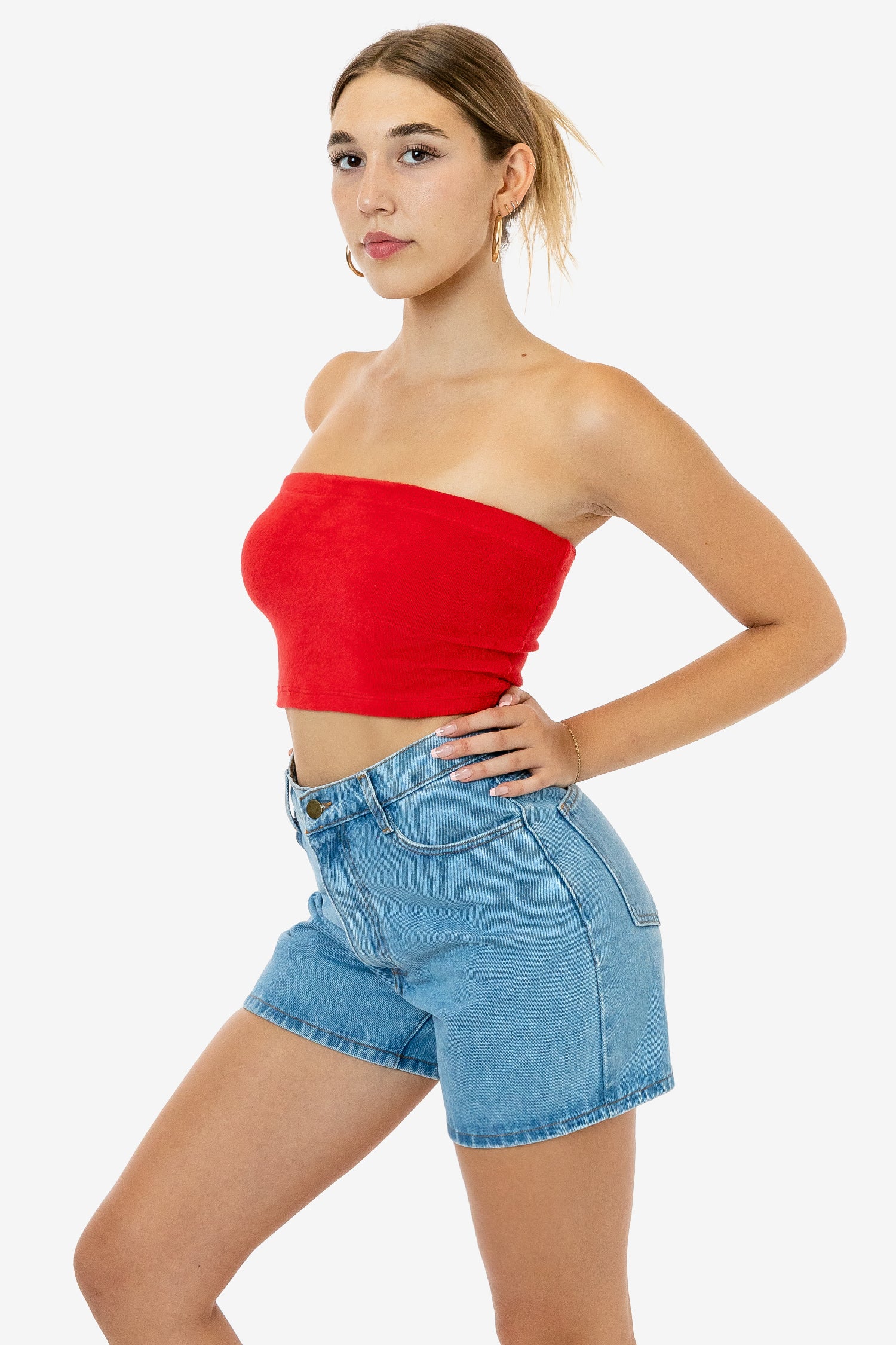 RLT3293 - Loop Terry Tube Top - Image 4