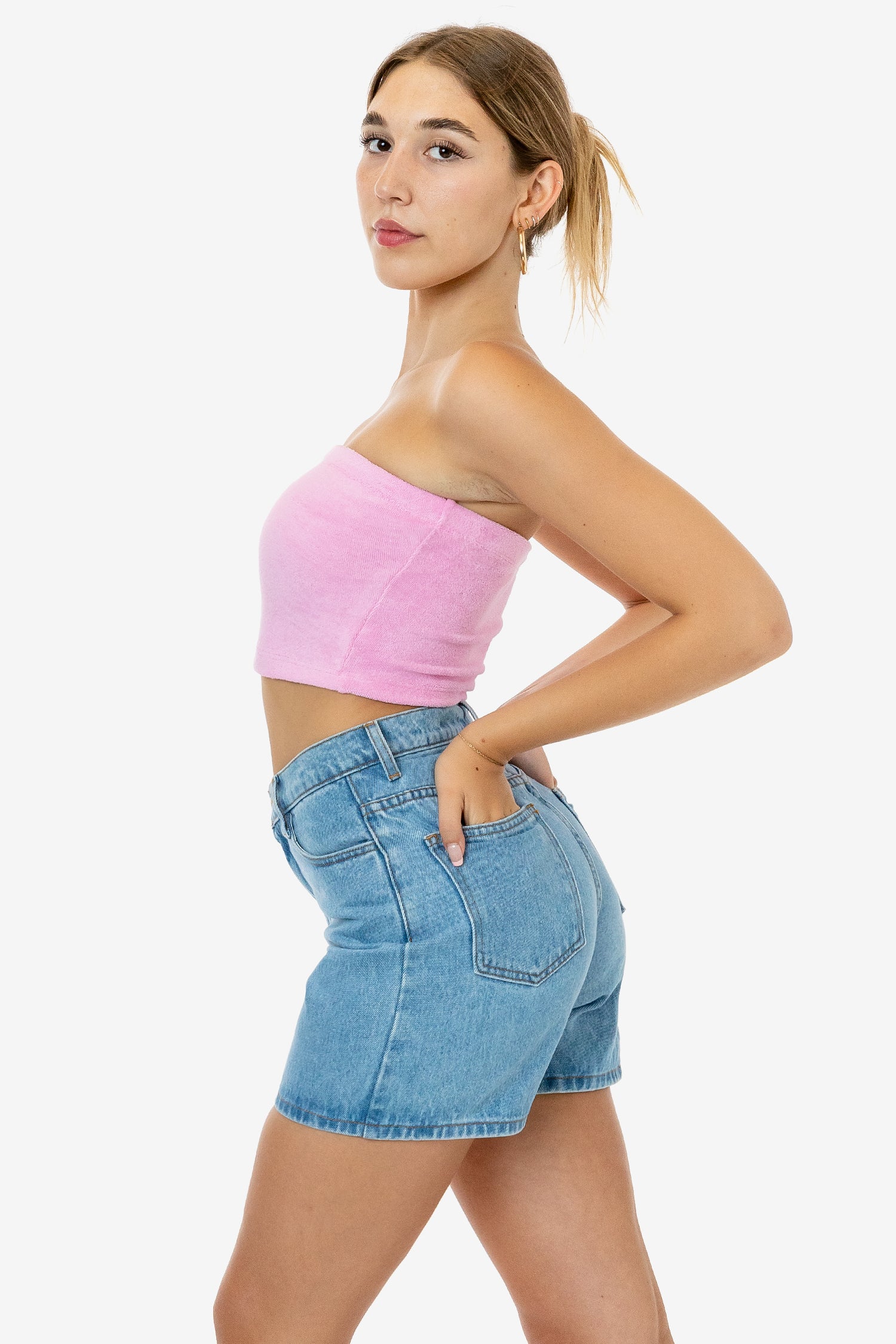 RLT3293 - Loop Terry Tube Top - Image 8