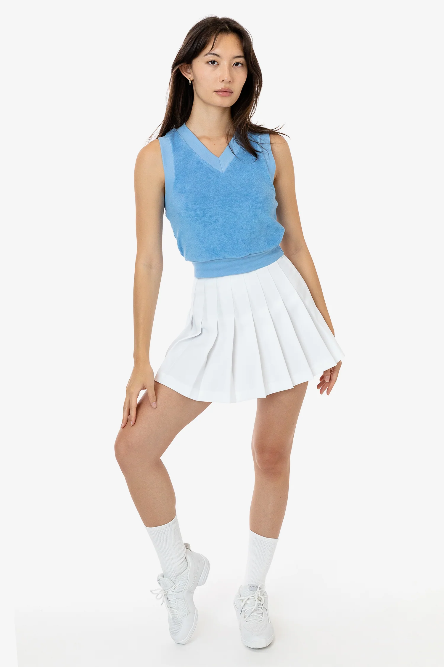 RLT357 - Loop Terry V-Neck Vest - Image 10