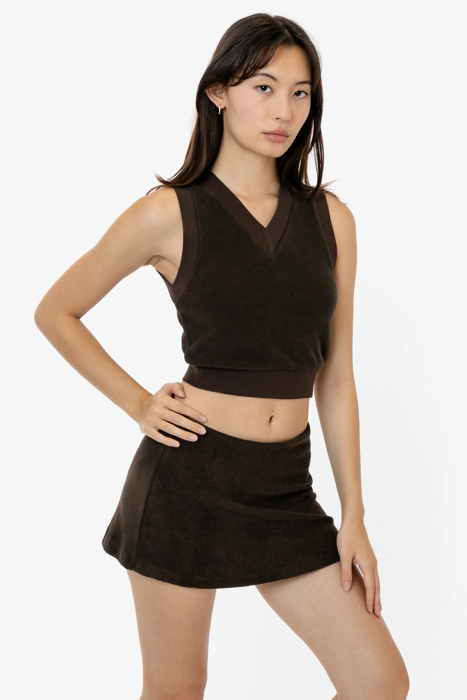 RLT357 - Loop Terry V-Neck Vest - Image 11