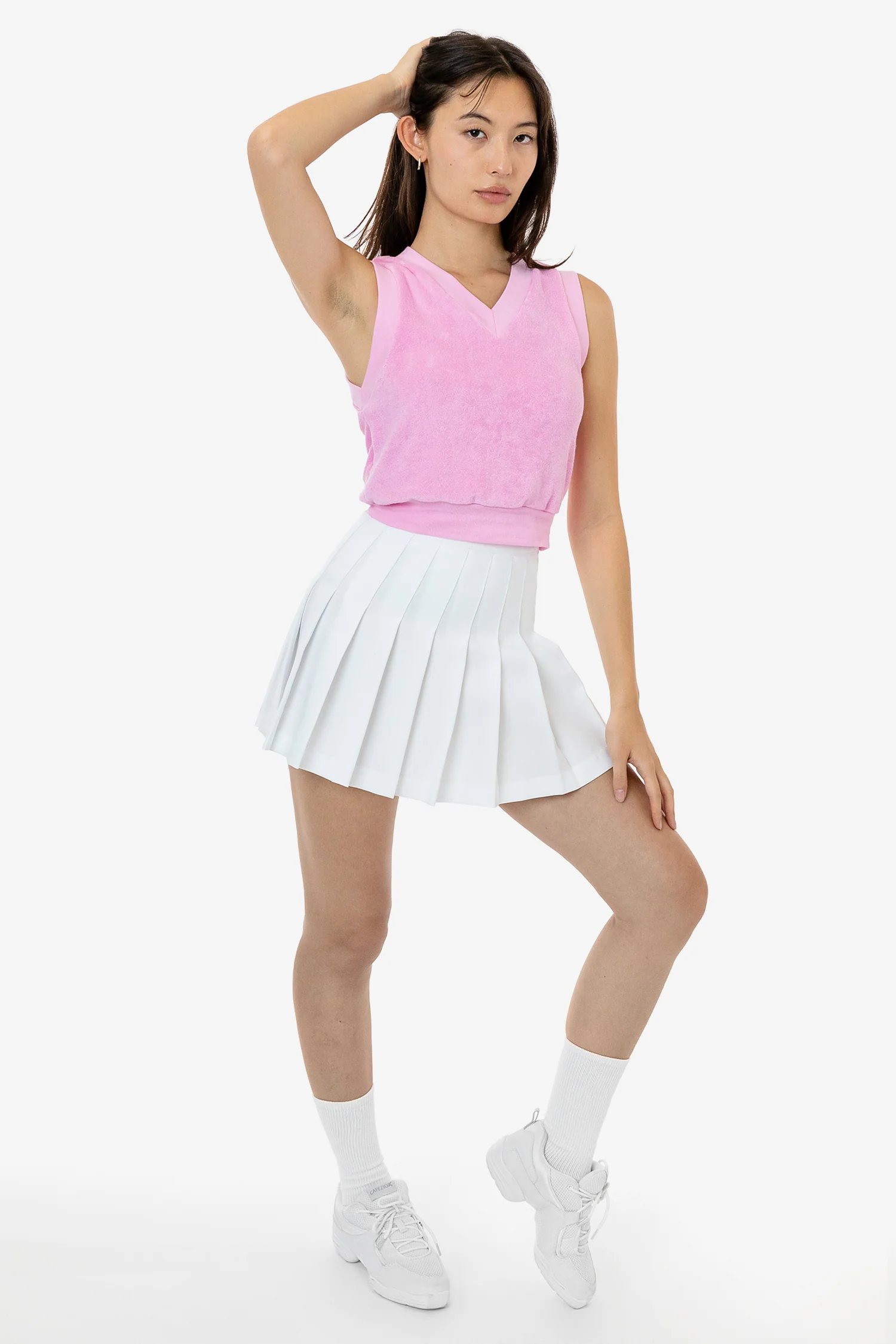 RLT357 - Loop Terry V-Neck Vest - Image 23