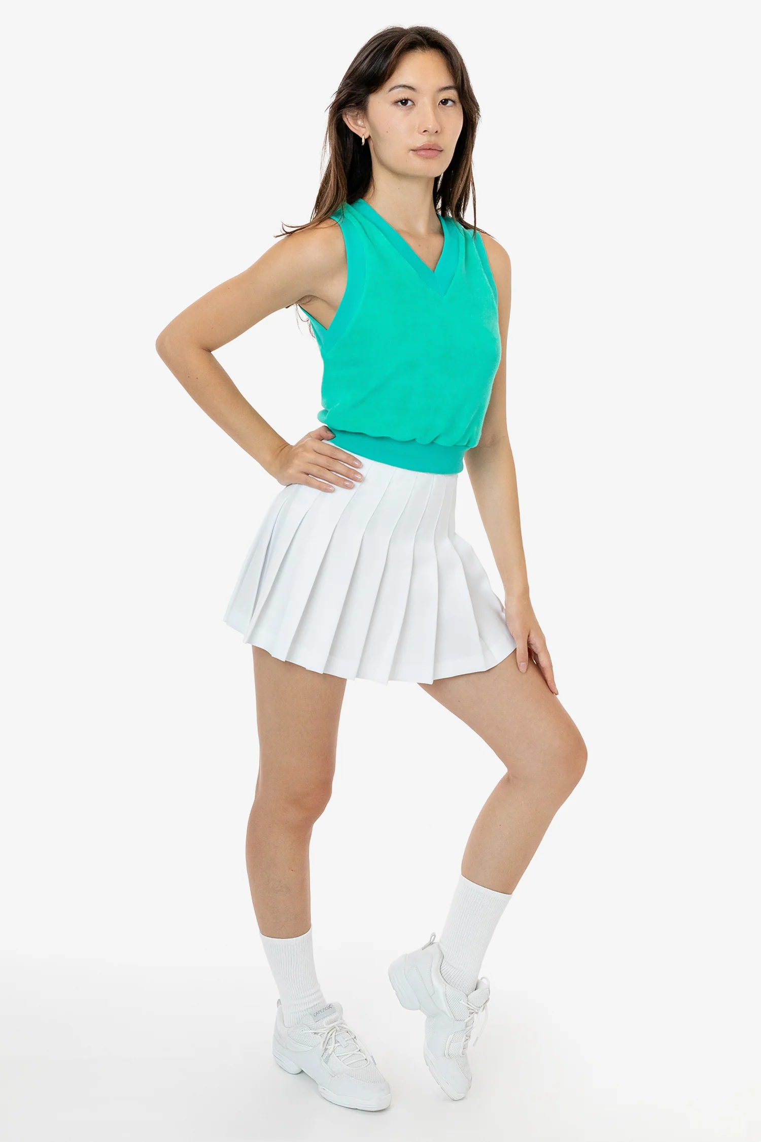 RLT357 - Loop Terry V-Neck Vest - Image 7