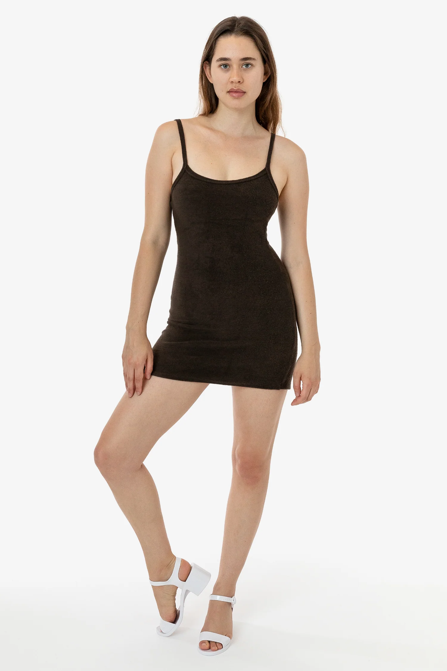 RLT3601 - Loop Terry Spaghetti Mini Dress - Image 14