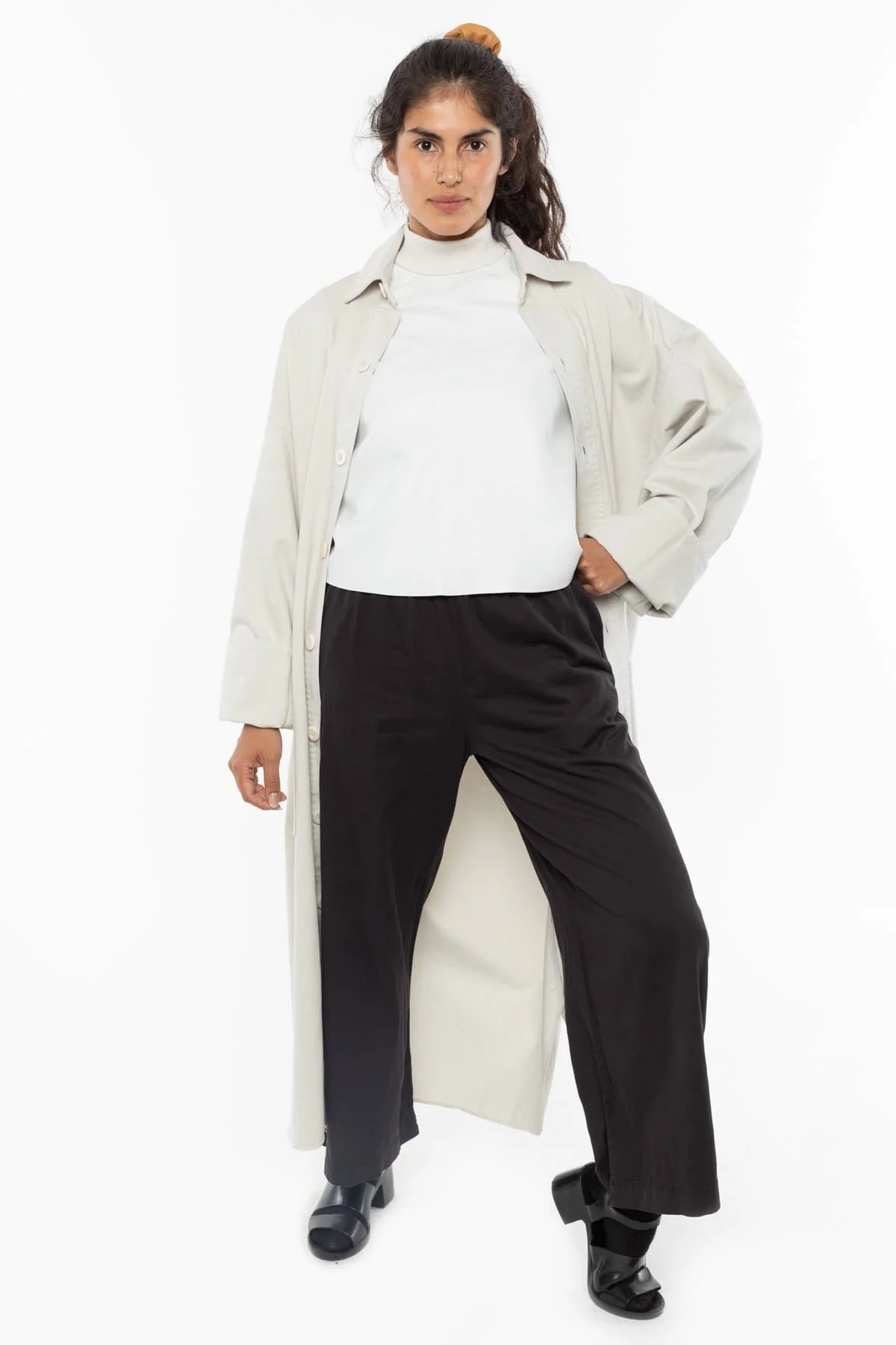 RLTH3401 - Leather Mockneck Tee - Image 12
