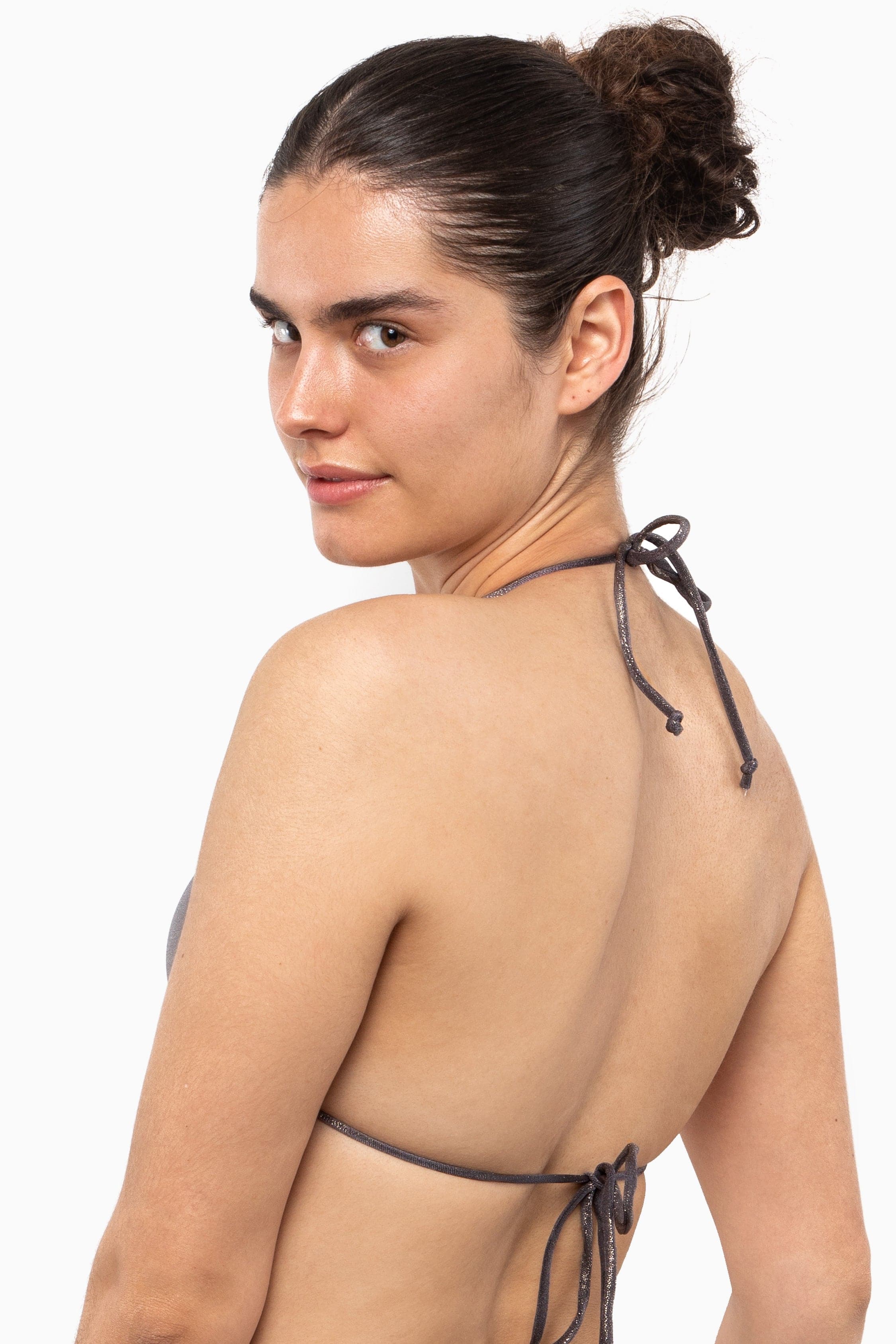 RMH3003 - Shiny Matrix String Bikini Top - Image 6