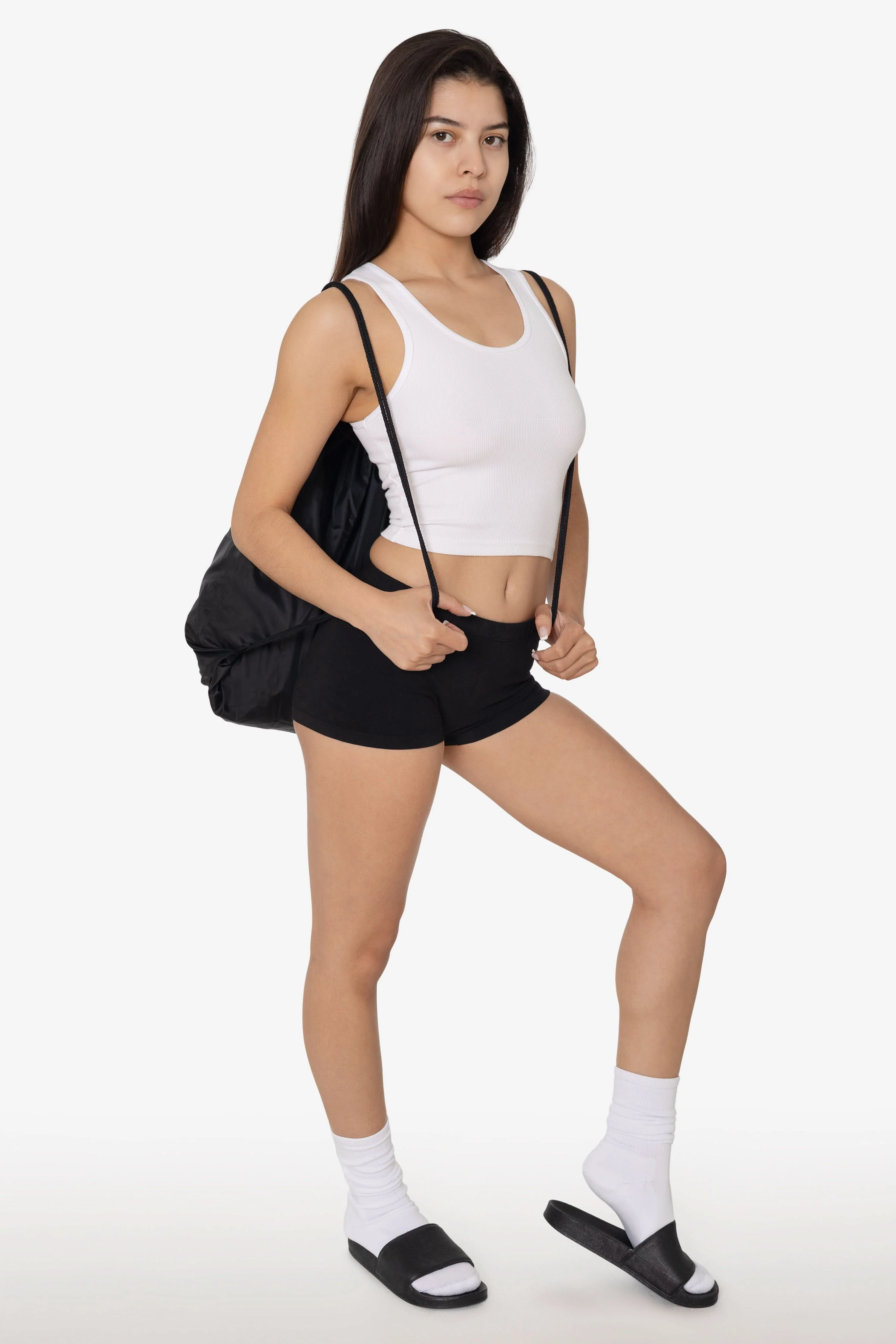 RNF09 - Lightweight Nylon Taffeta Drawstring Backpack - Image 4