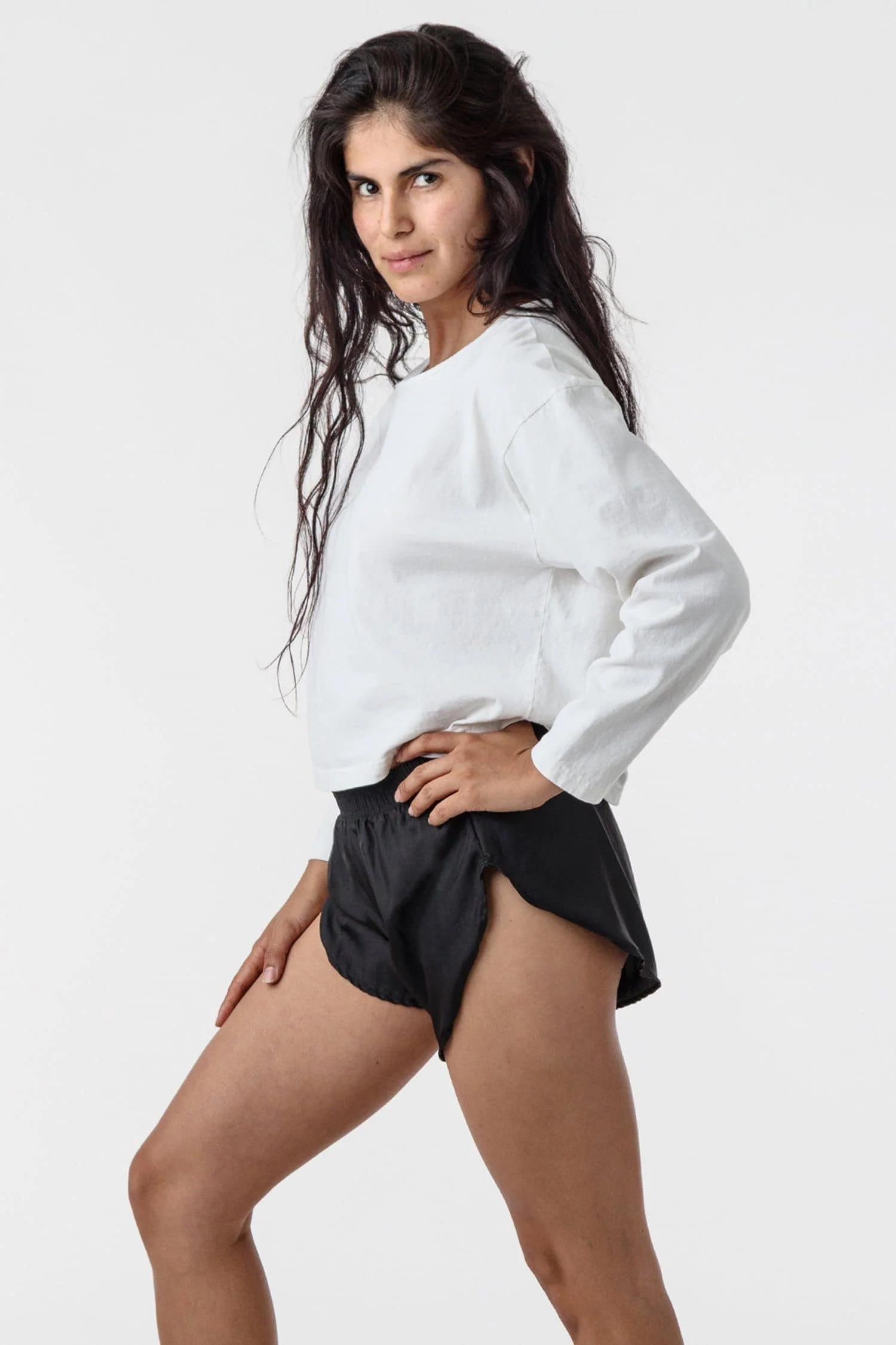 RNF304 - Nylon Taffeta Shorts - Image 19