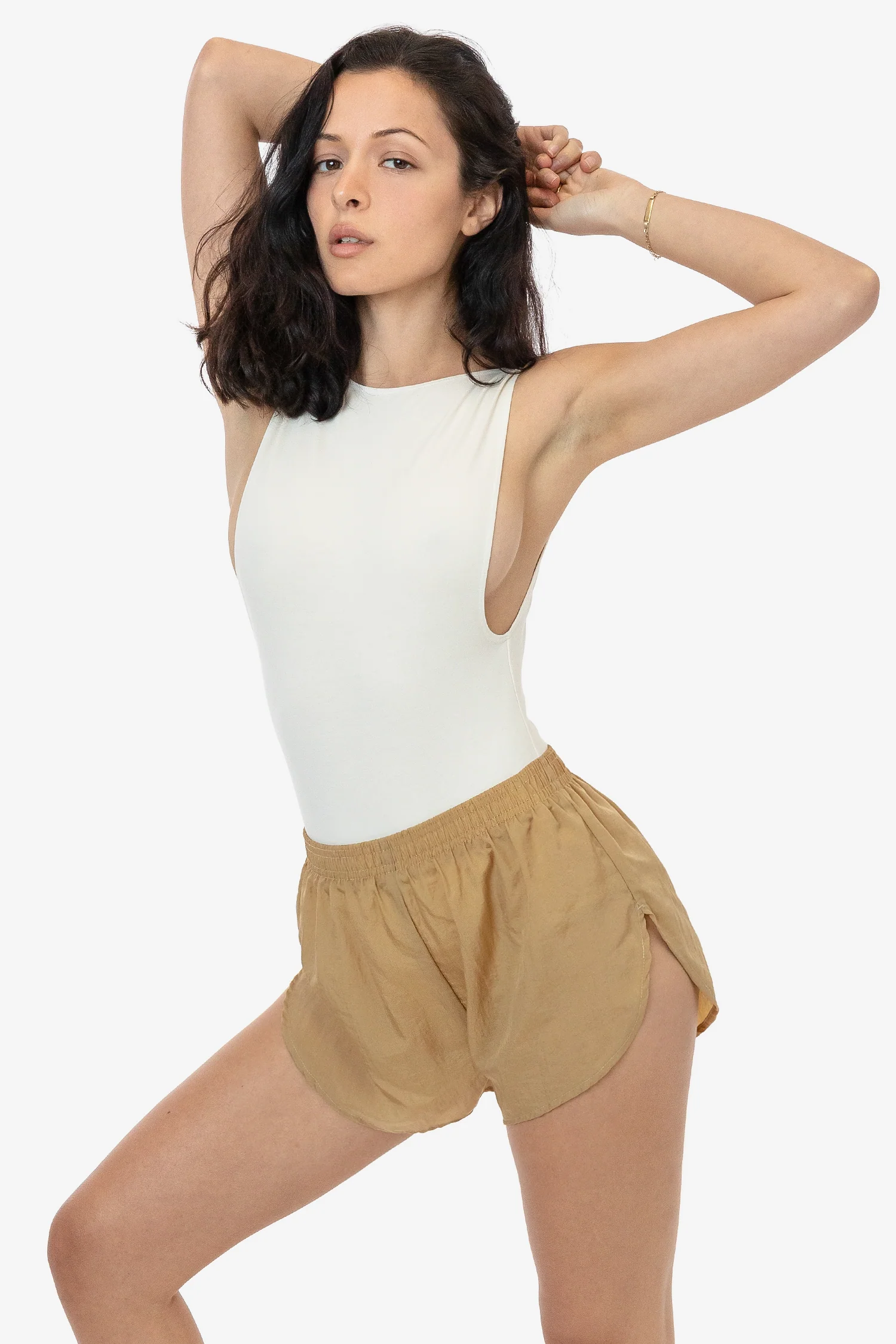 RNF304C - Crinkle Nylon Taffeta Short - Image 7