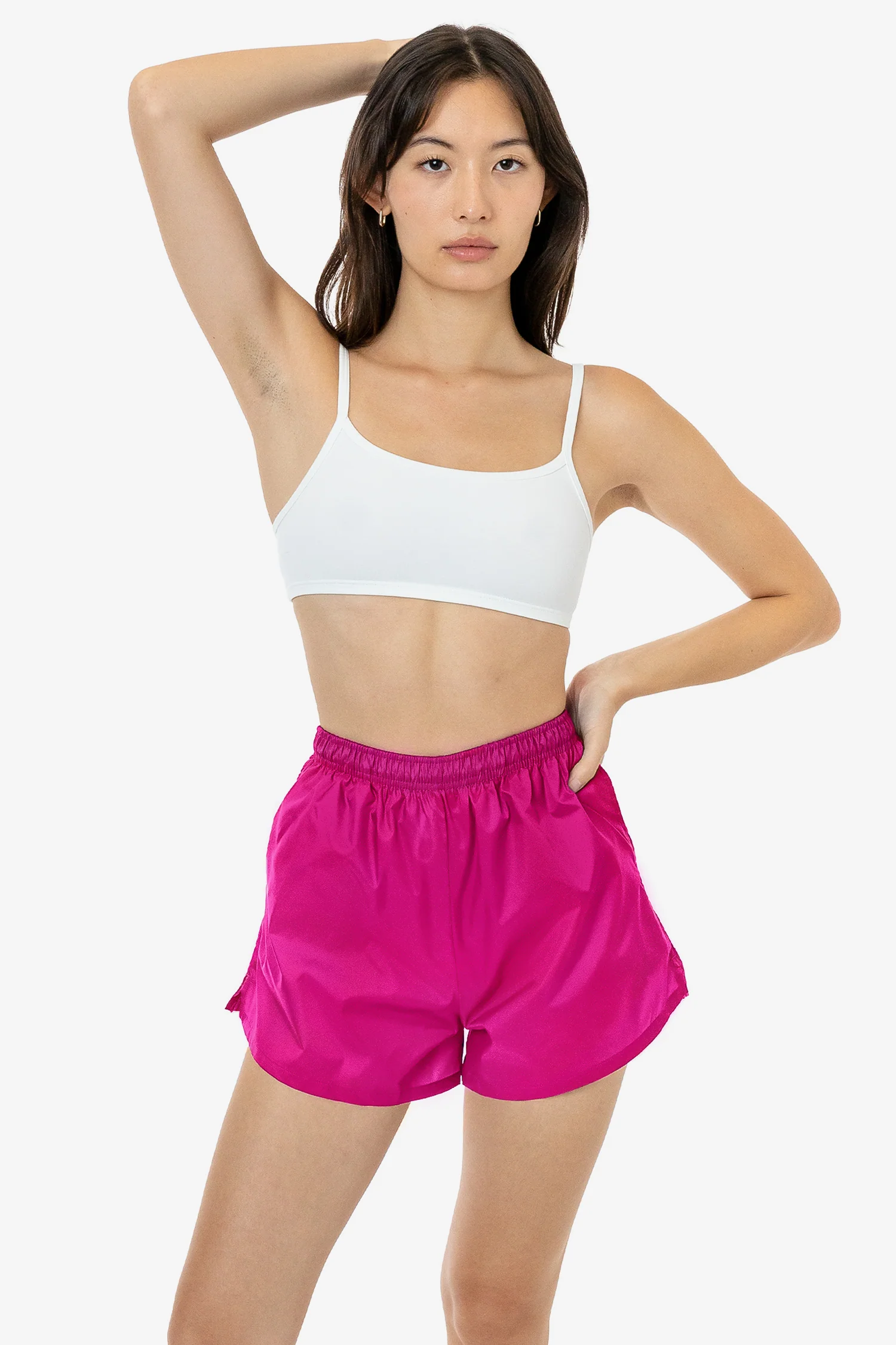 RNF314 - Women's Nylon Track Shorts - Image 23