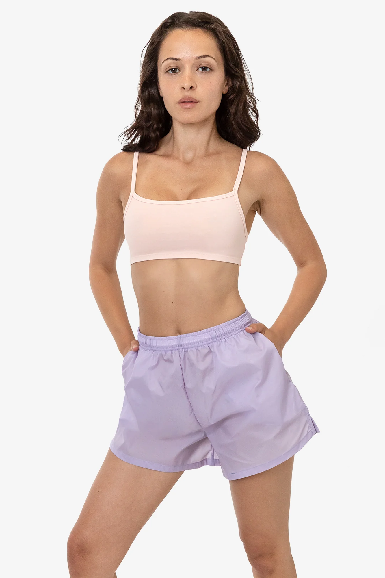 RNF314 - Women's Nylon Track Shorts - Image 29