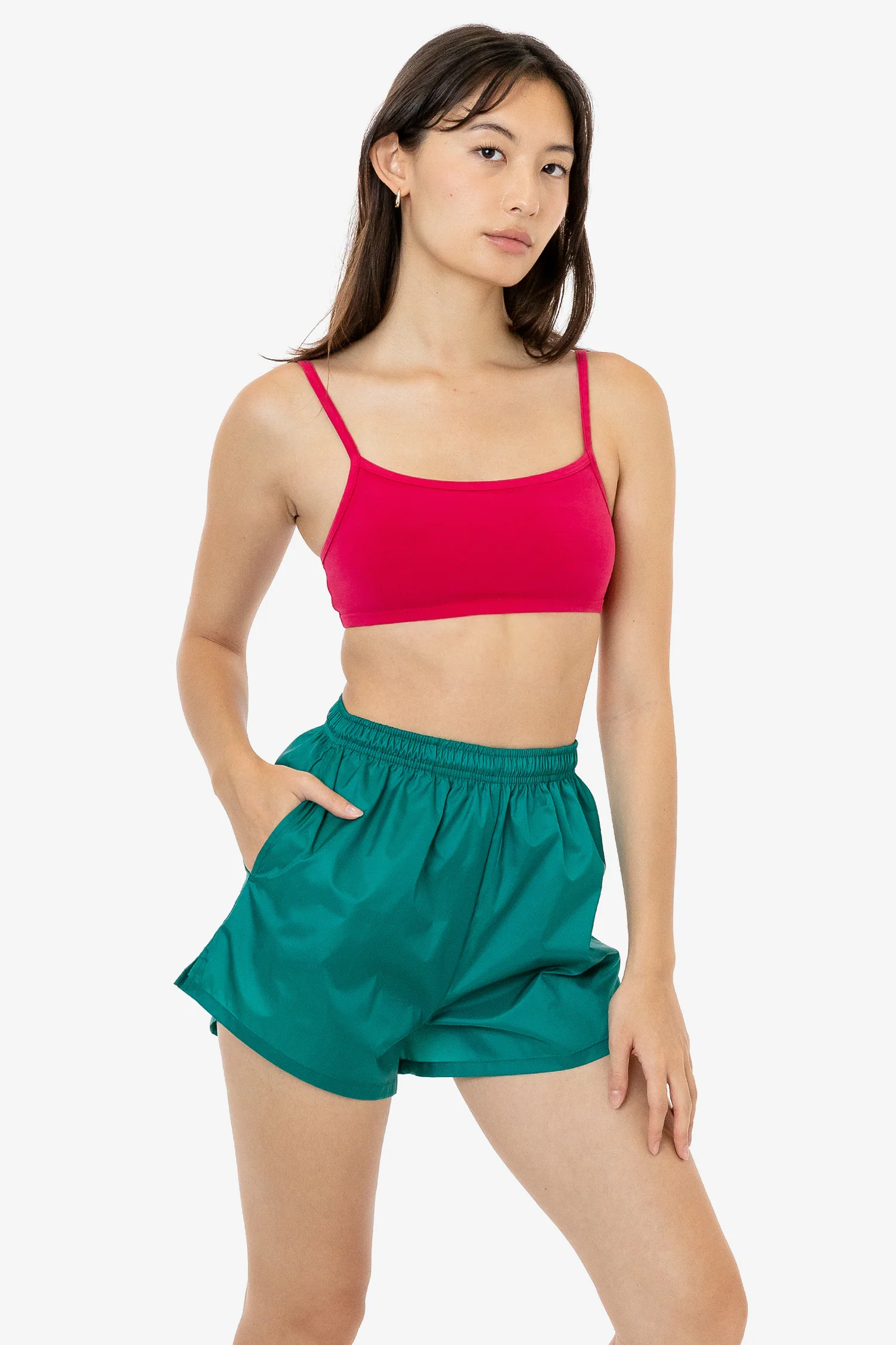 RNF314 - Women's Nylon Track Shorts - Image 7
