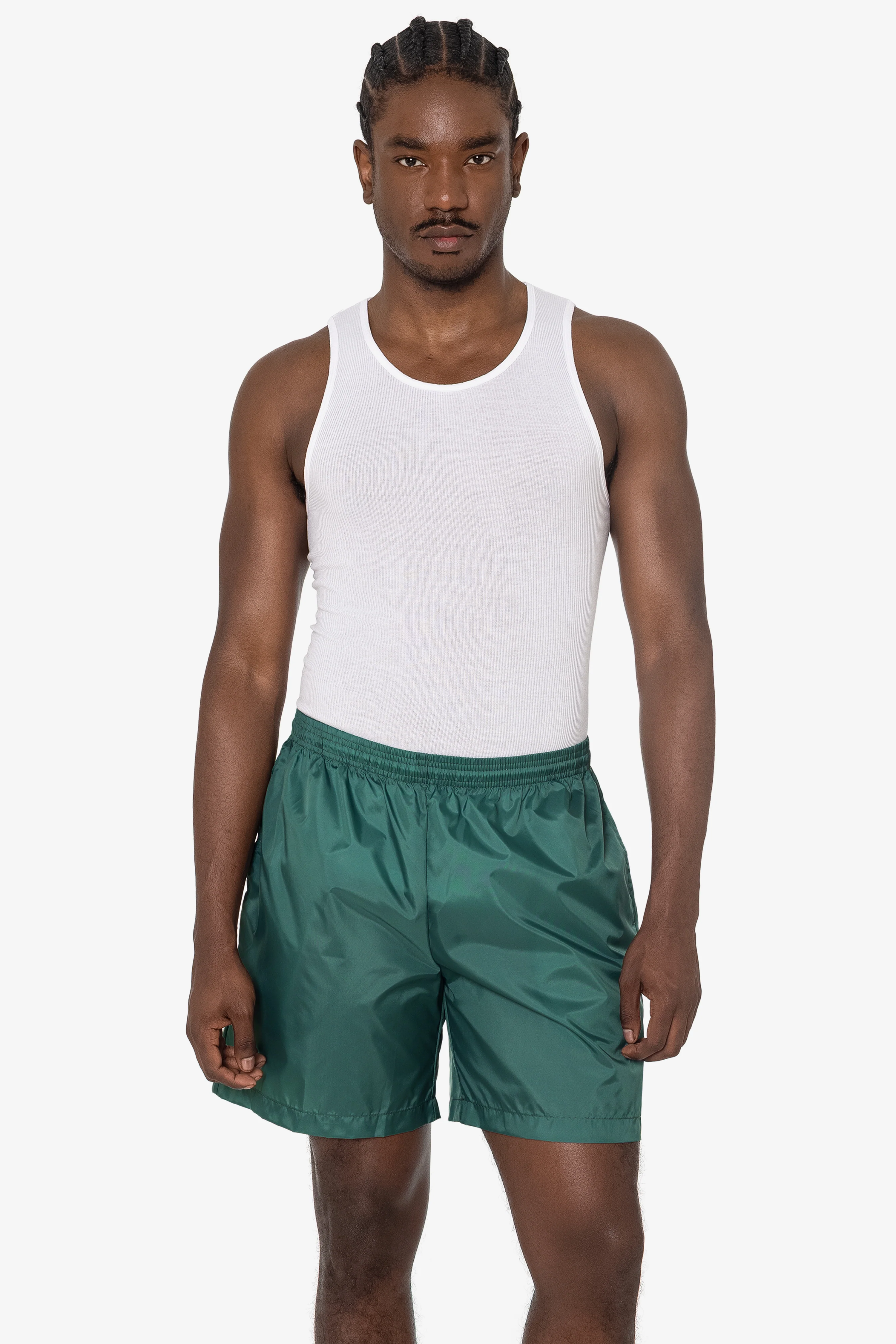 RNF412 - Men's-Unisex Nylon Taffeta Wide Shorts / Swim Trunk - Image 11