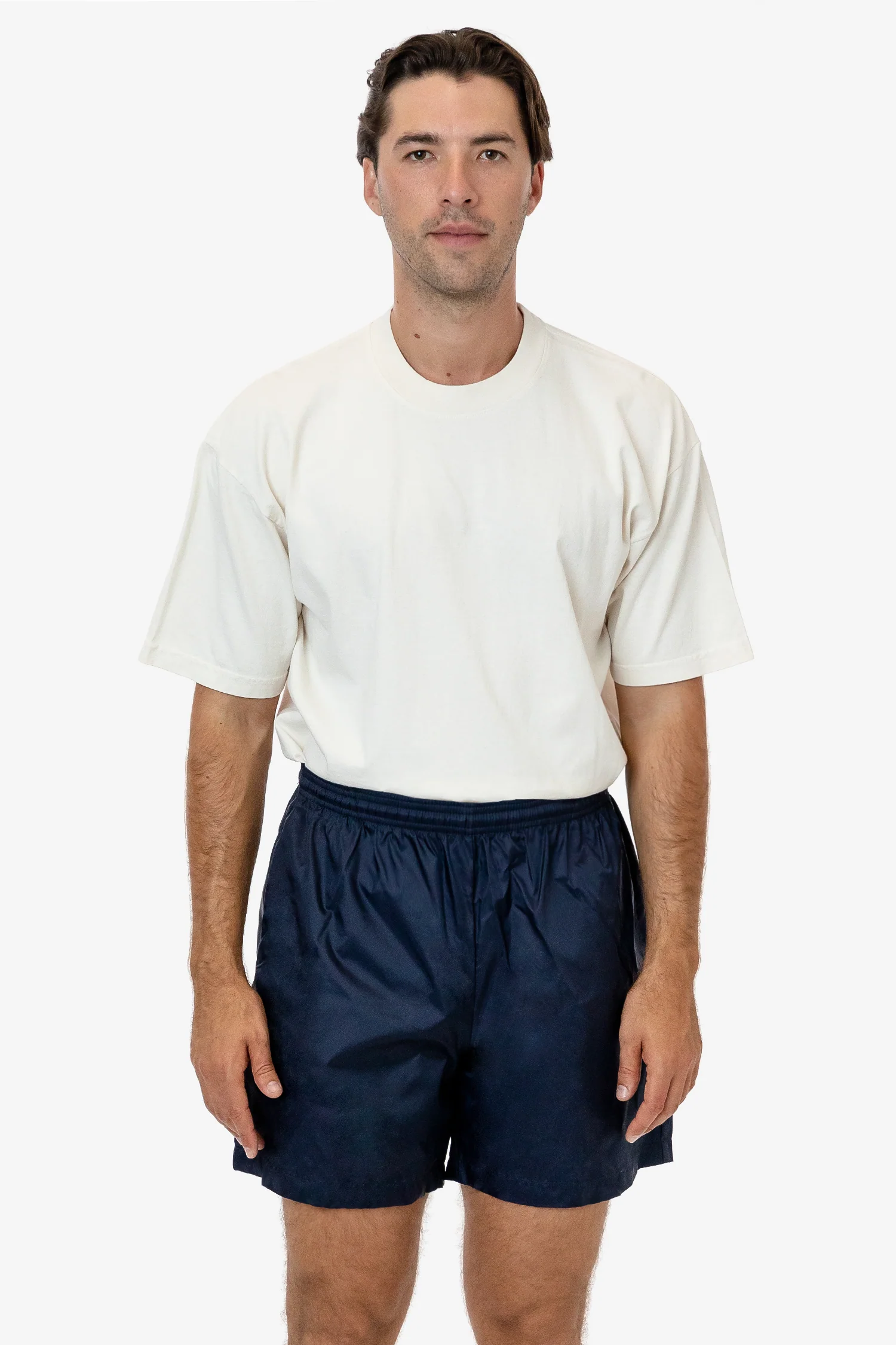 RNF412 - Men's-Unisex Nylon Taffeta Wide Shorts / Swim Trunk - Image 16