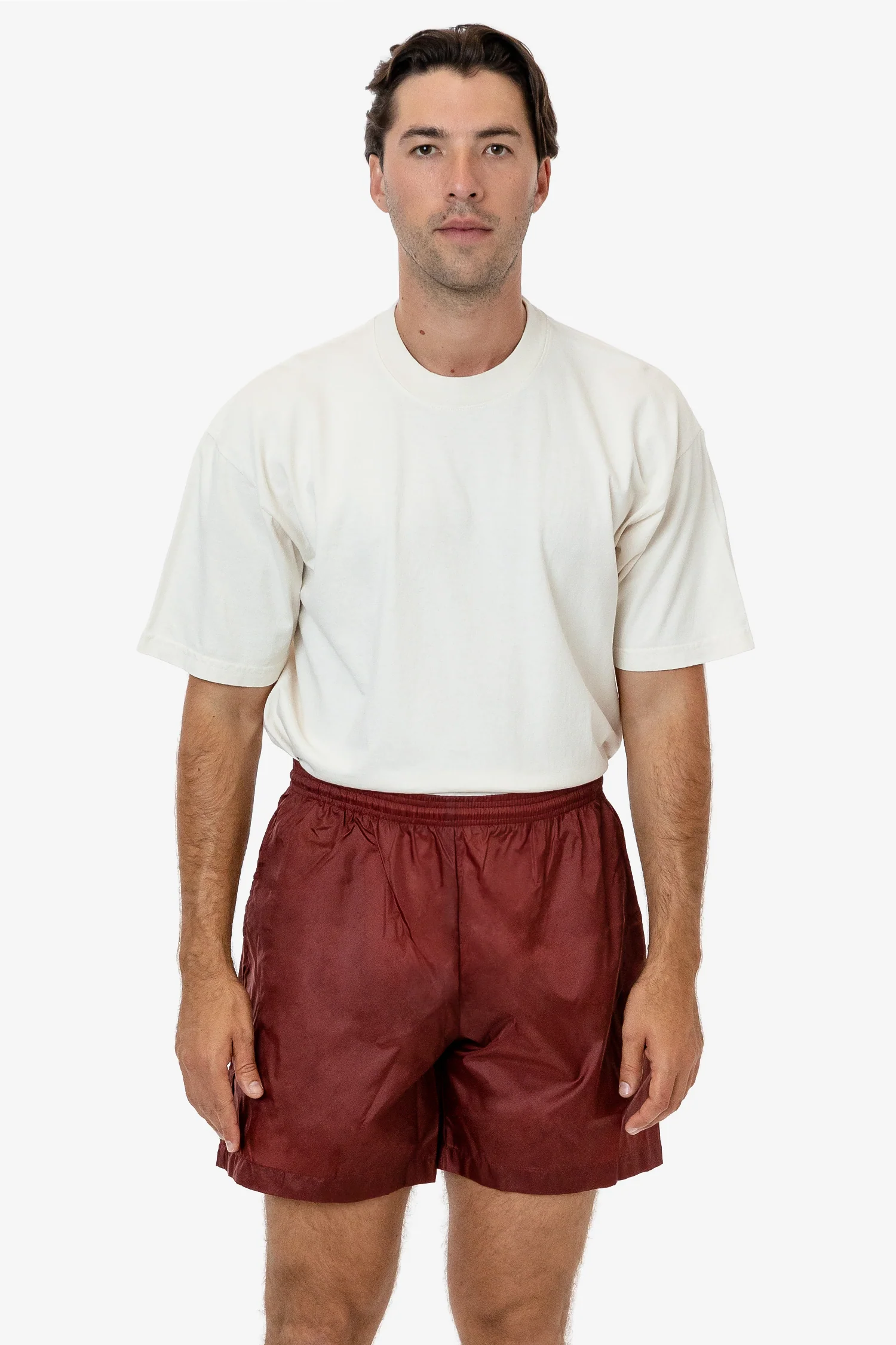 RNF412 - Men's-Unisex Nylon Taffeta Wide Shorts / Swim Trunk - Image 20
