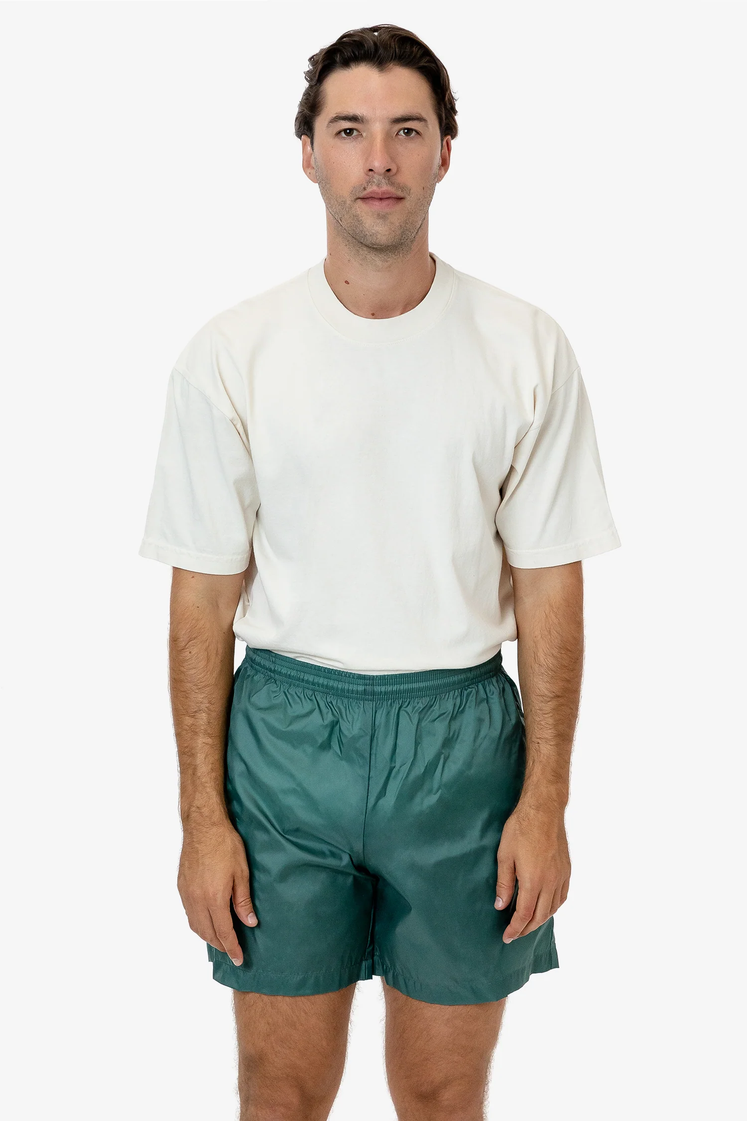 RNF412 - Men's-Unisex Nylon Taffeta Wide Shorts / Swim Trunk - Image 21