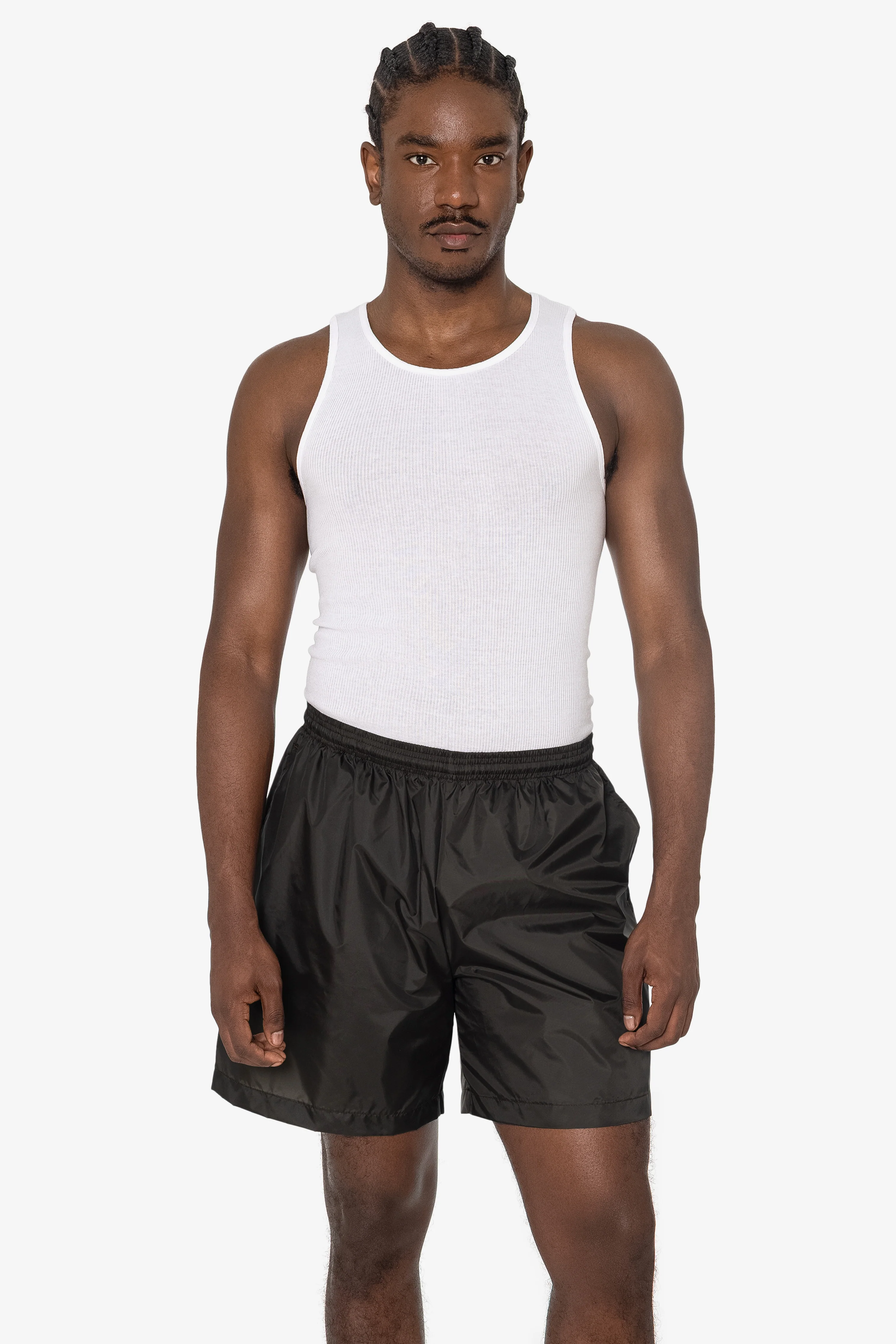 RNF412 - Men's-Unisex Nylon Taffeta Wide Shorts / Swim Trunk - Image 5