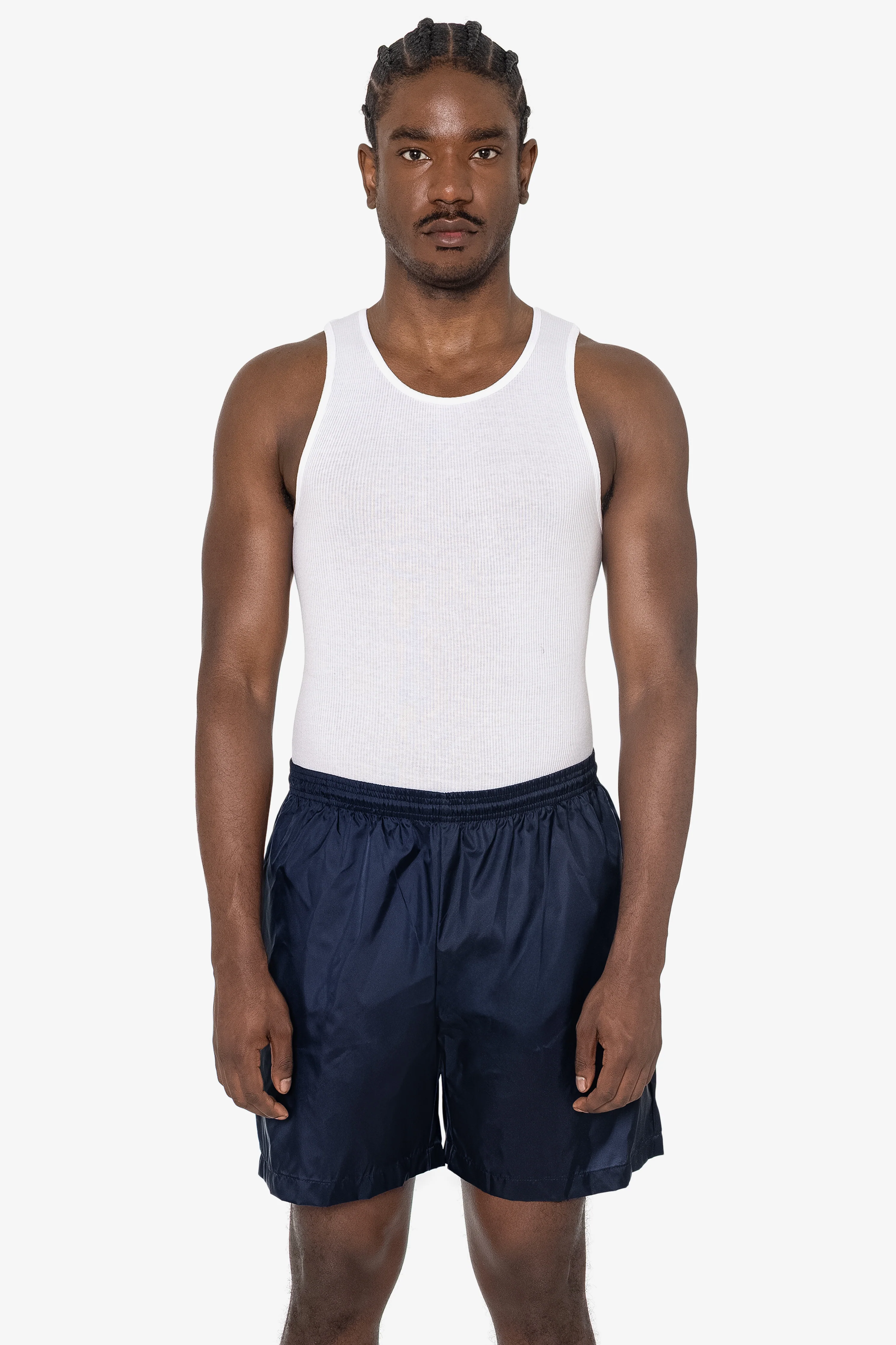 RNF412 - Men's-Unisex Nylon Taffeta Wide Shorts / Swim Trunk - Image 7