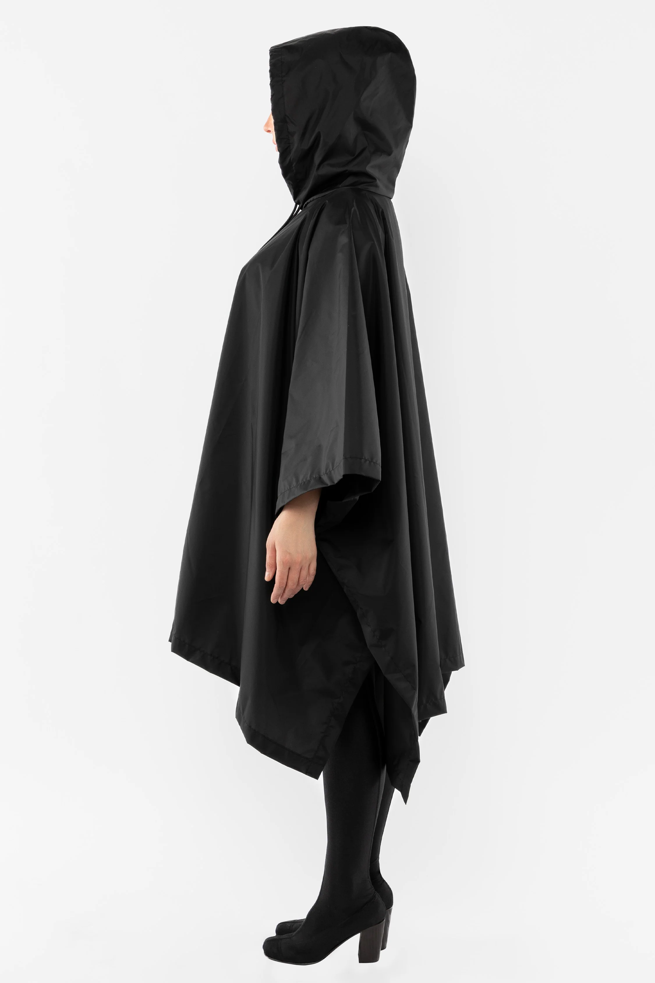 RNF419 - Hooded Nylon Rain Poncho - Image 11