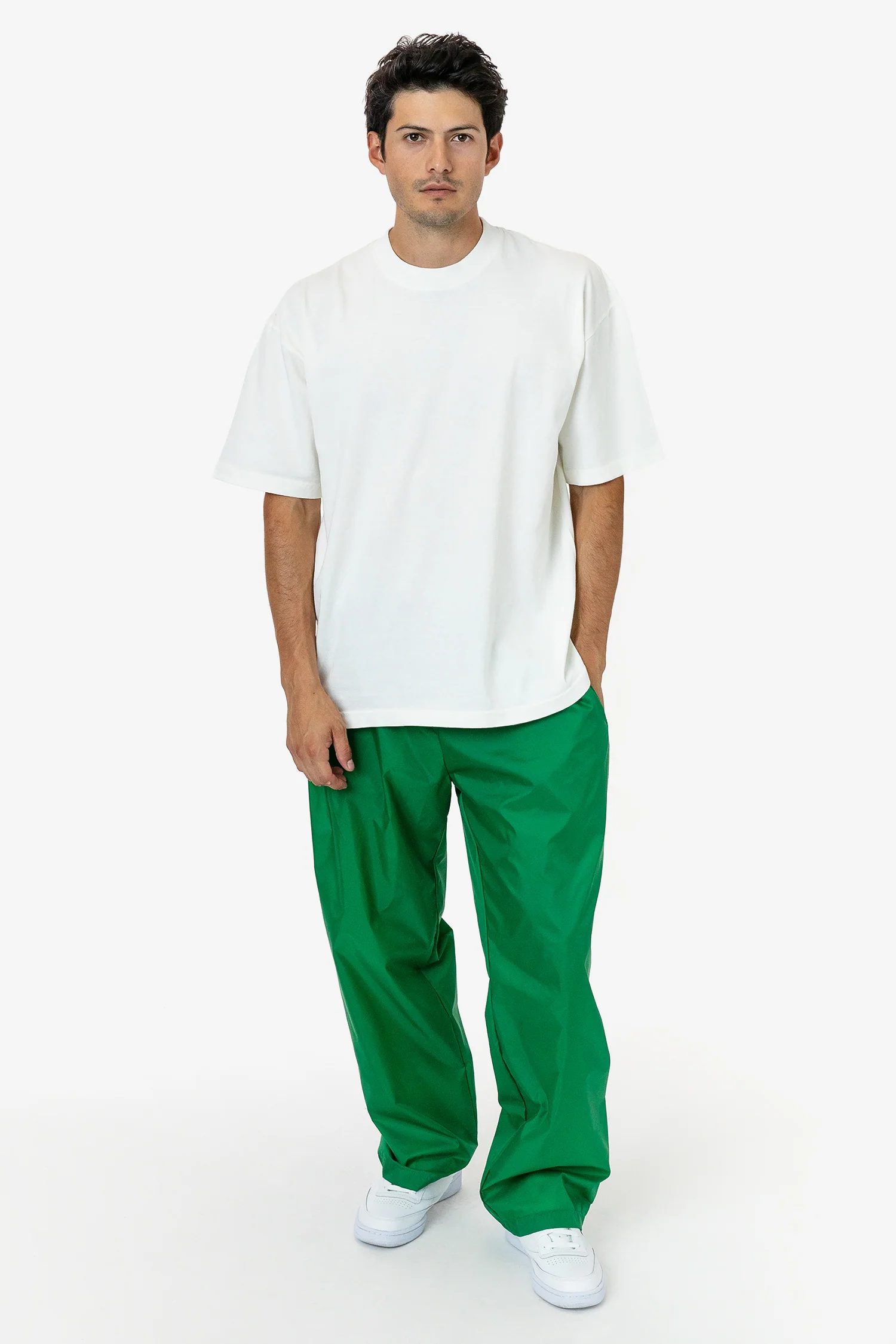 RNF445 - Lightweight Nylon Taffeta Wide Leg Pant - Image 10