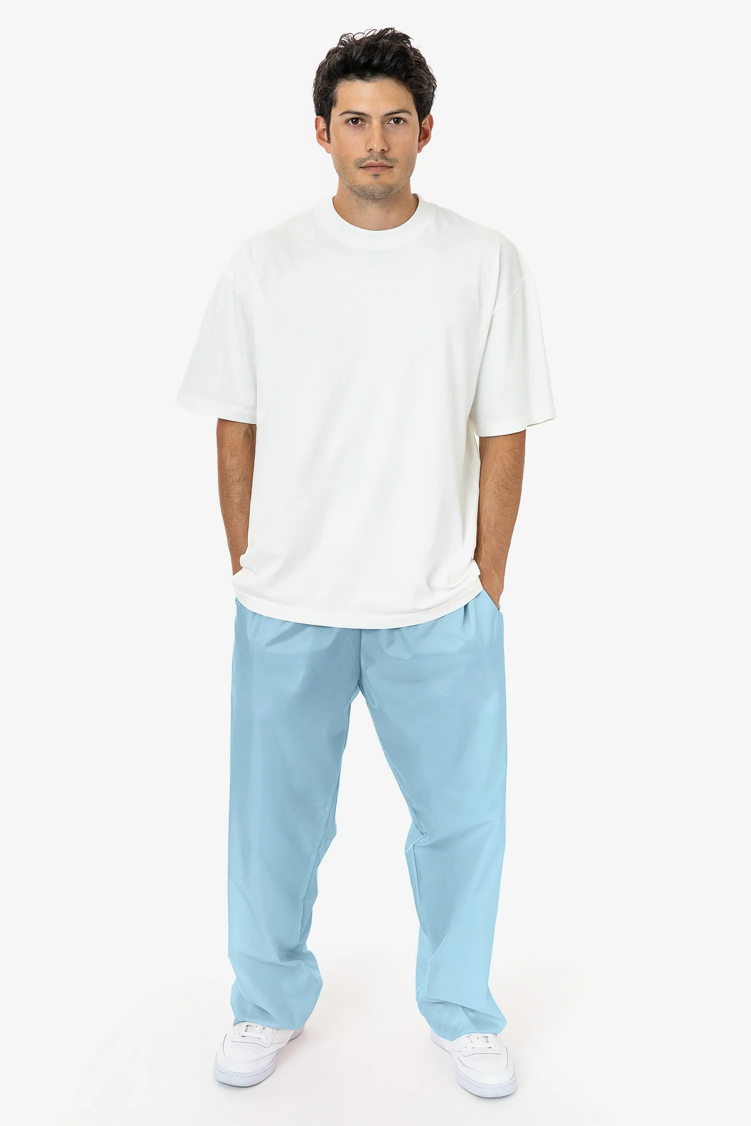 RNF445 - Lightweight Nylon Taffeta Wide Leg Pant - Image 11
