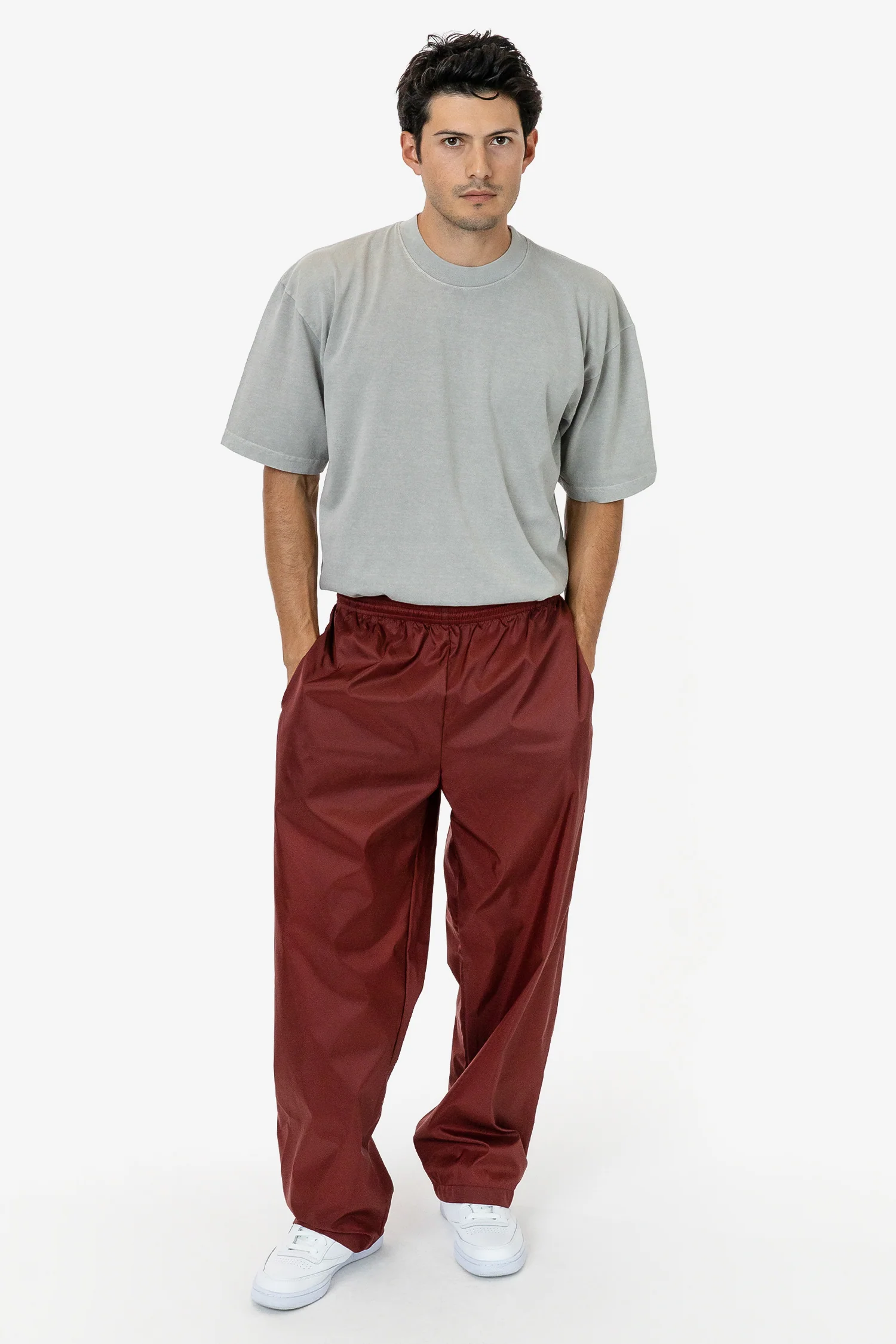 RNF445 - Lightweight Nylon Taffeta Wide Leg Pant - Image 12