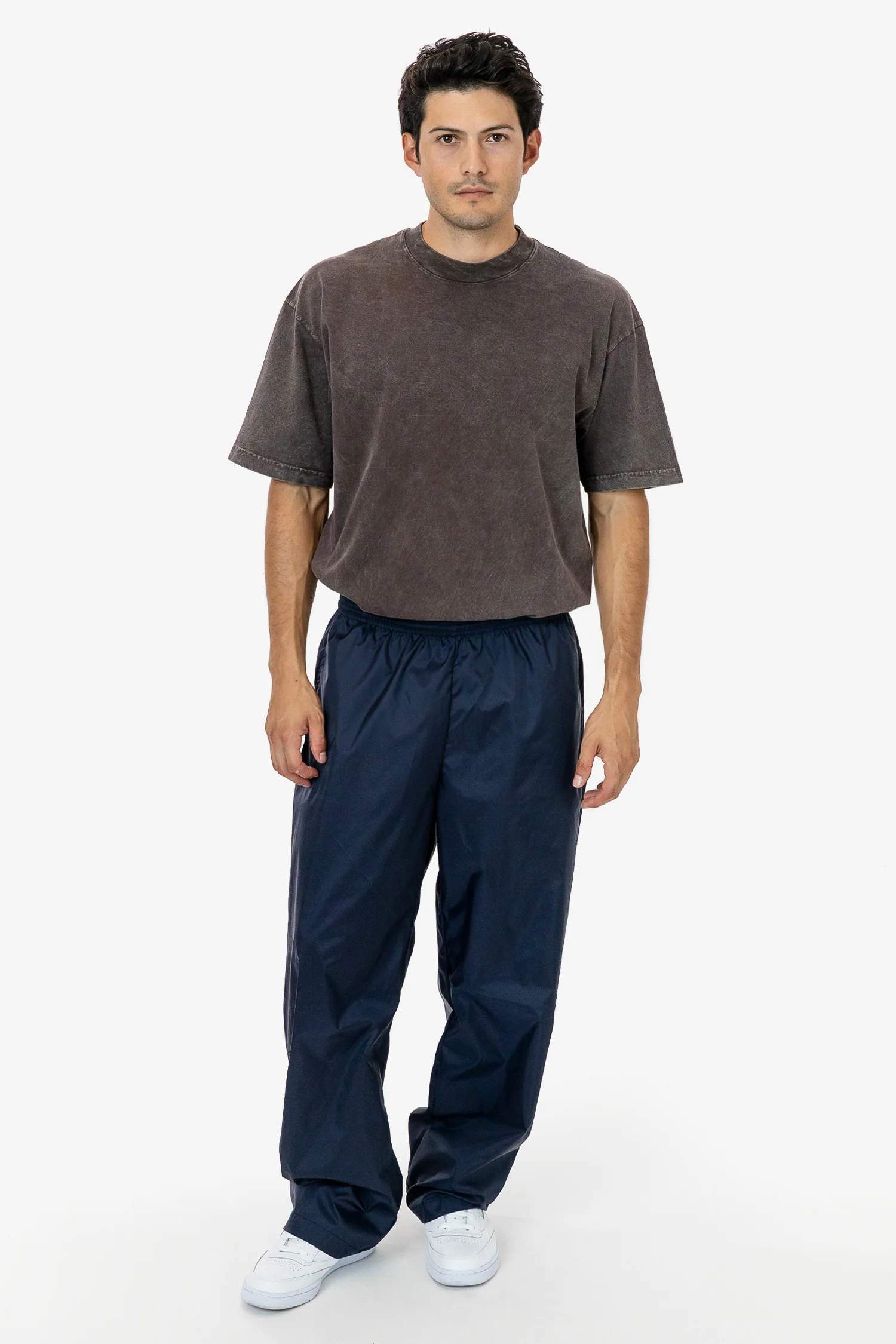 RNF445 - Lightweight Nylon Taffeta Wide Leg Pant - Image 4