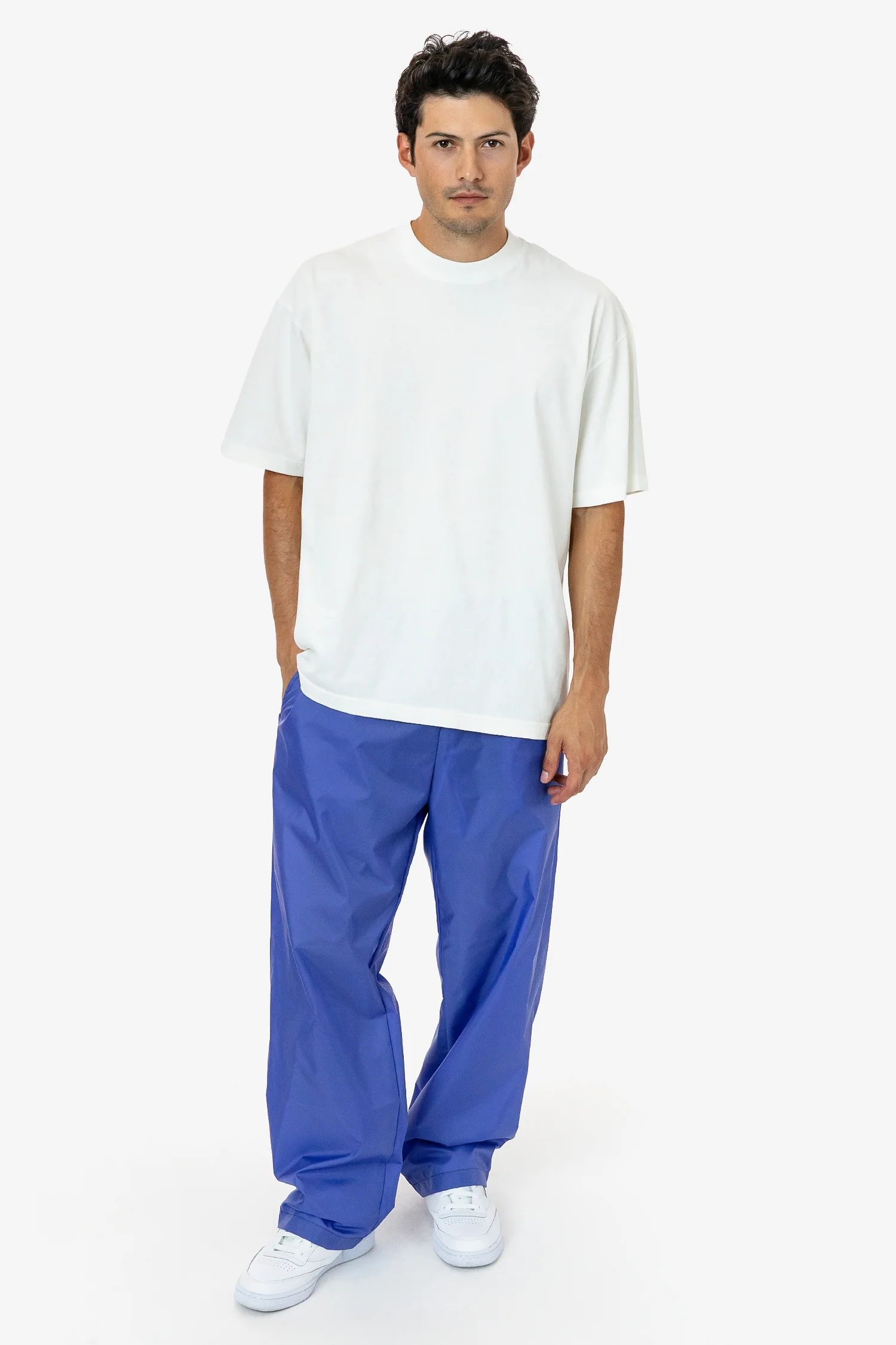 RNF445 - Lightweight Nylon Taffeta Wide Leg Pant - Image 7